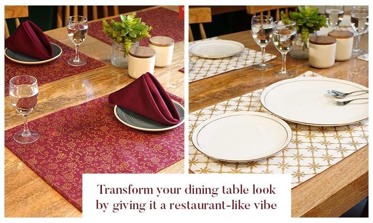 Dining Table Decor Ideas to Bring Home Restaurant-Style Dining Experience