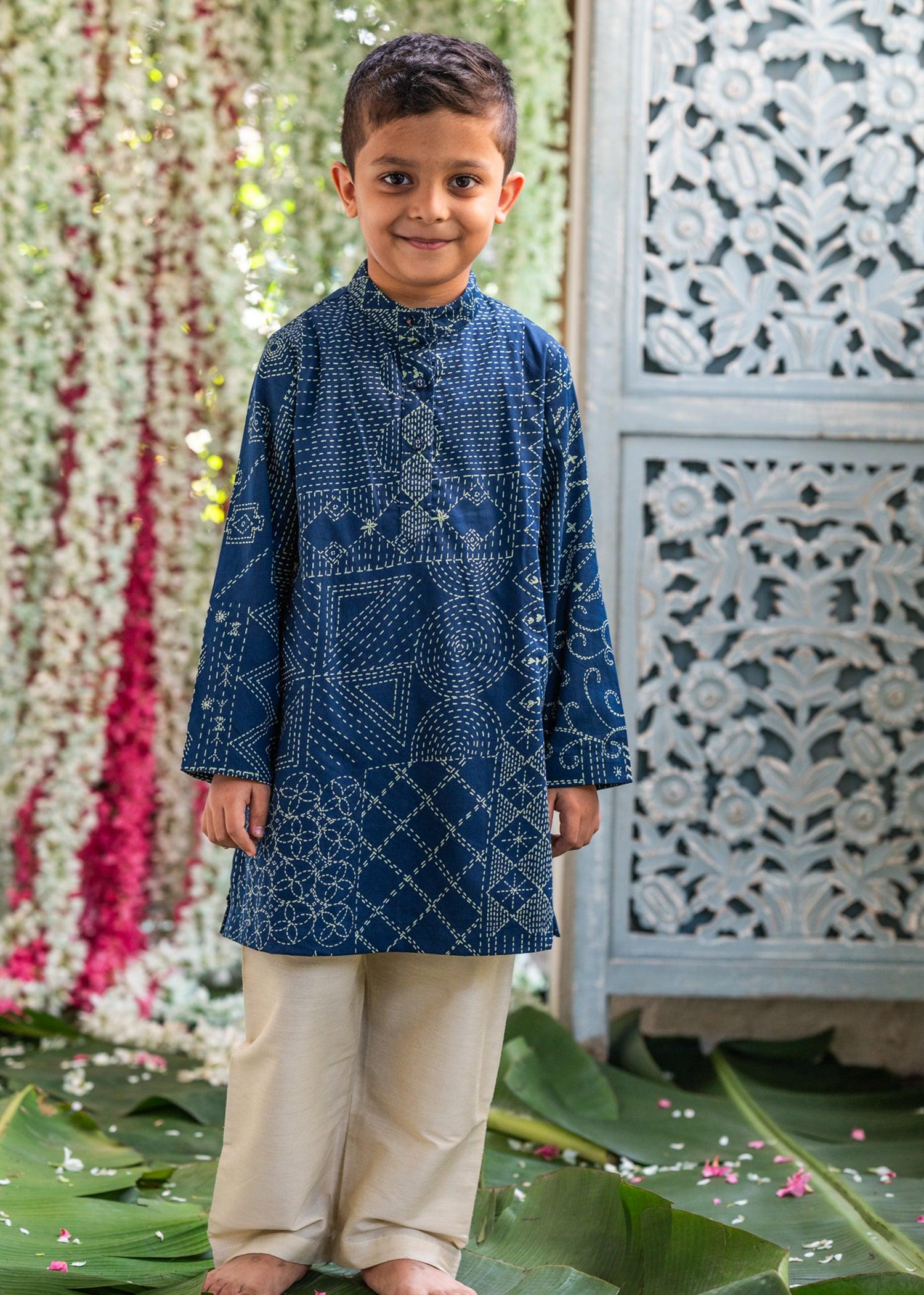 Utsav Navy Kurta Boys (2 Years-14 Years)