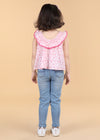 Dilly Pink Cotton Soha Top Girls (6 Months- 9 Yrs)