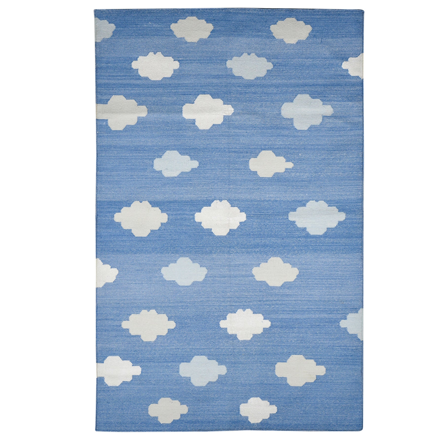 Cloud Kid Rug-Blue/White