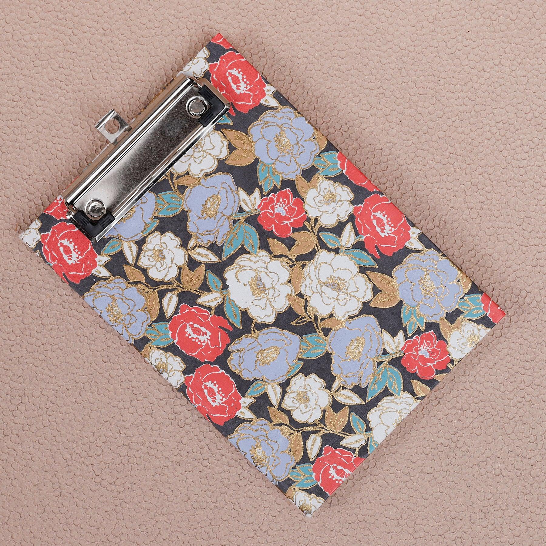 Phool Grey Color Clip Notepad