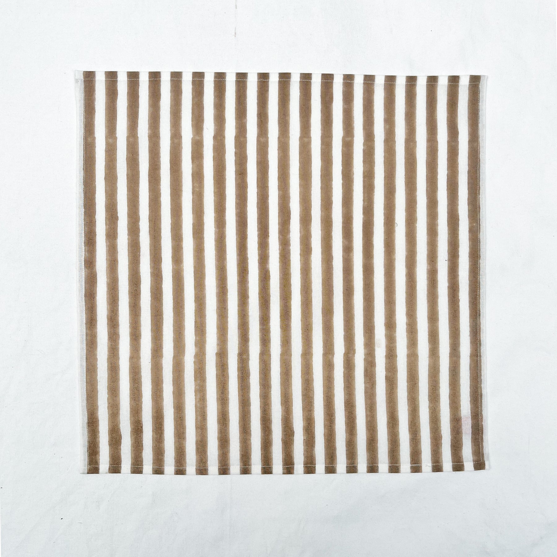 Beige Stripe Napkin- Set of 6 Ratan Texprocess Pvt. Ltd