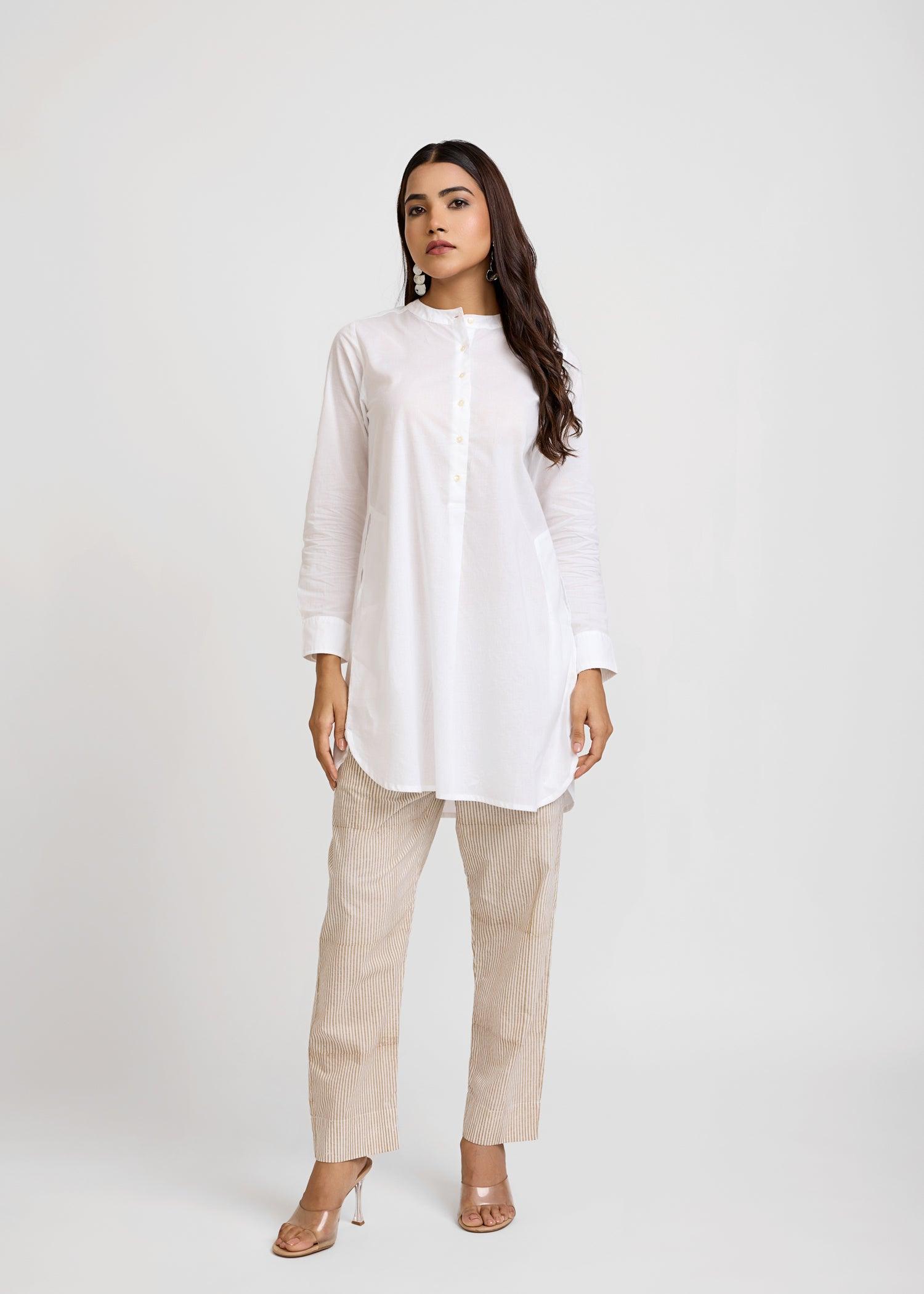 White Summer Tunic Ratan Jaipur