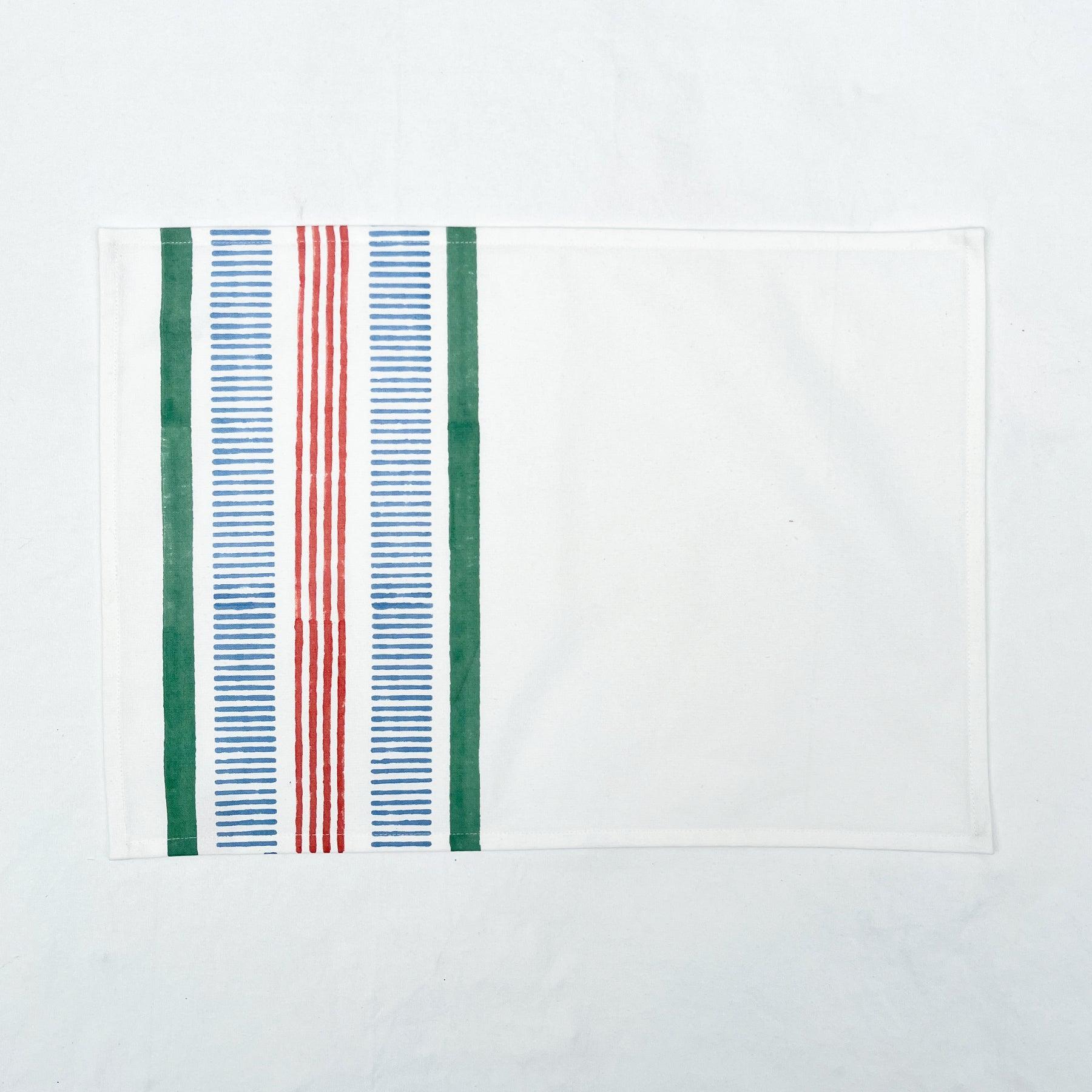 Green-Blue Table Mat Set of 6 Ratan Texprocess Pvt. Ltd