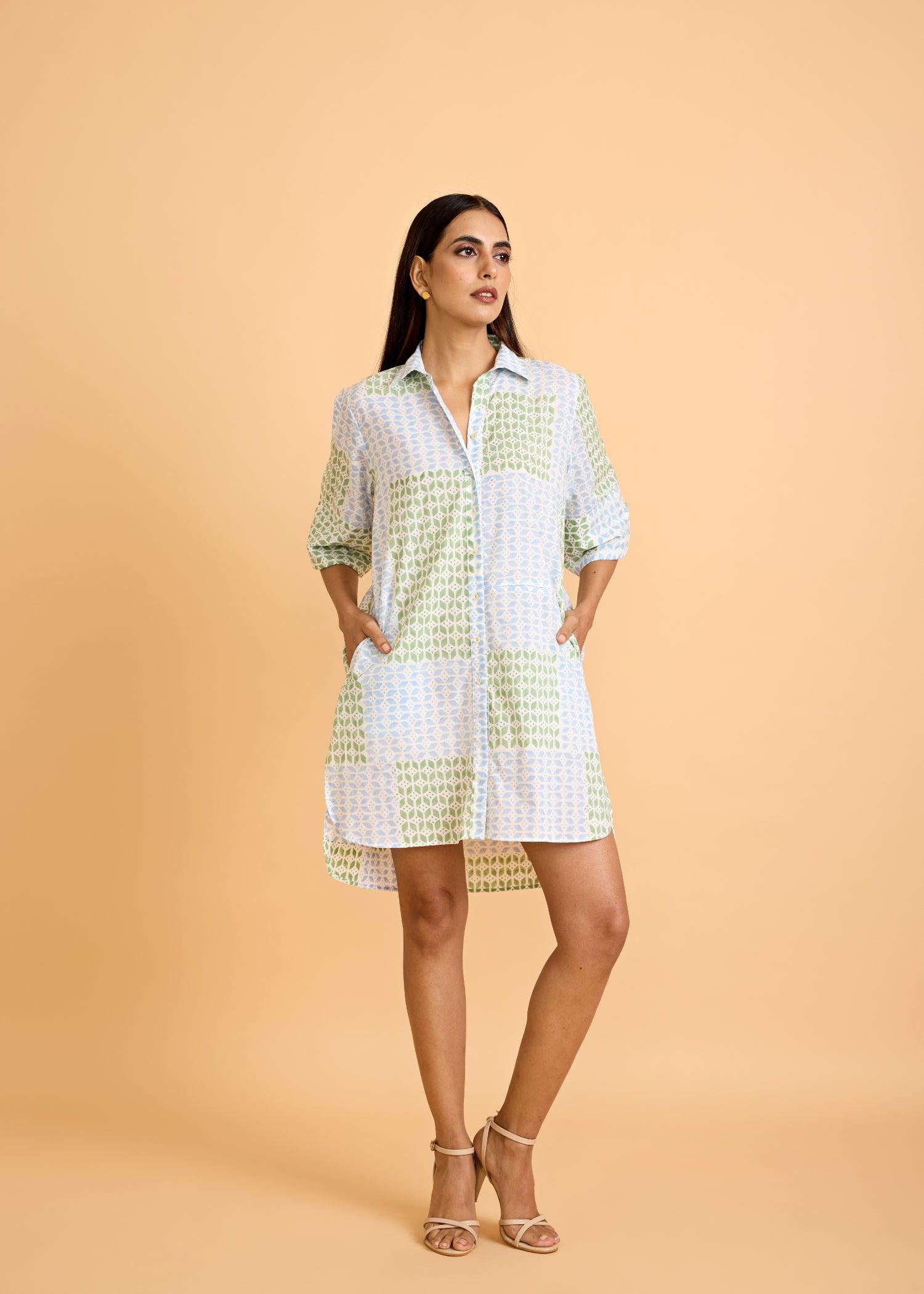 Jali Shirt Dress