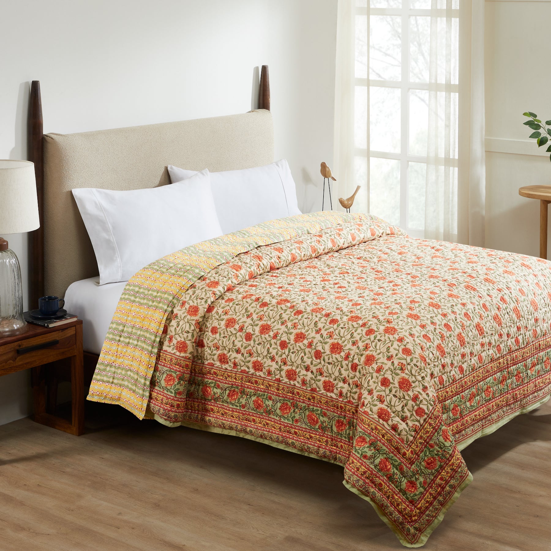 Calenduala Lightweight Cotton Quilt Ratan Texprocess Pvt. Ltd