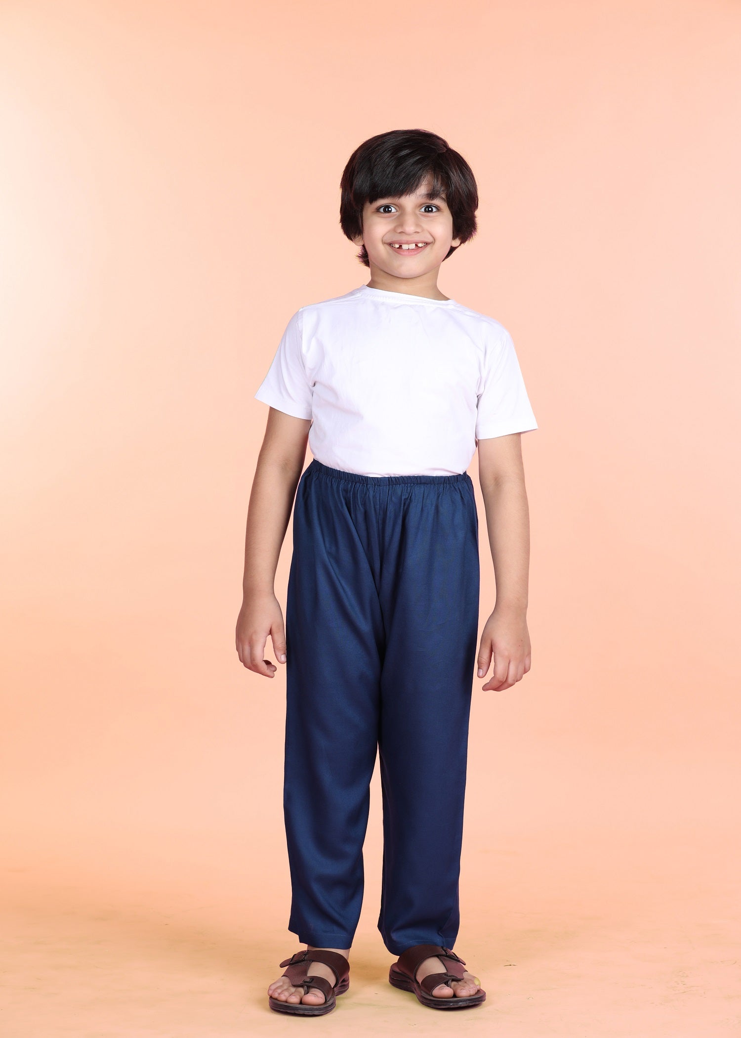 Blue Pyjama Pants Boys (6 Months-14 Years) Ratan Jaipur