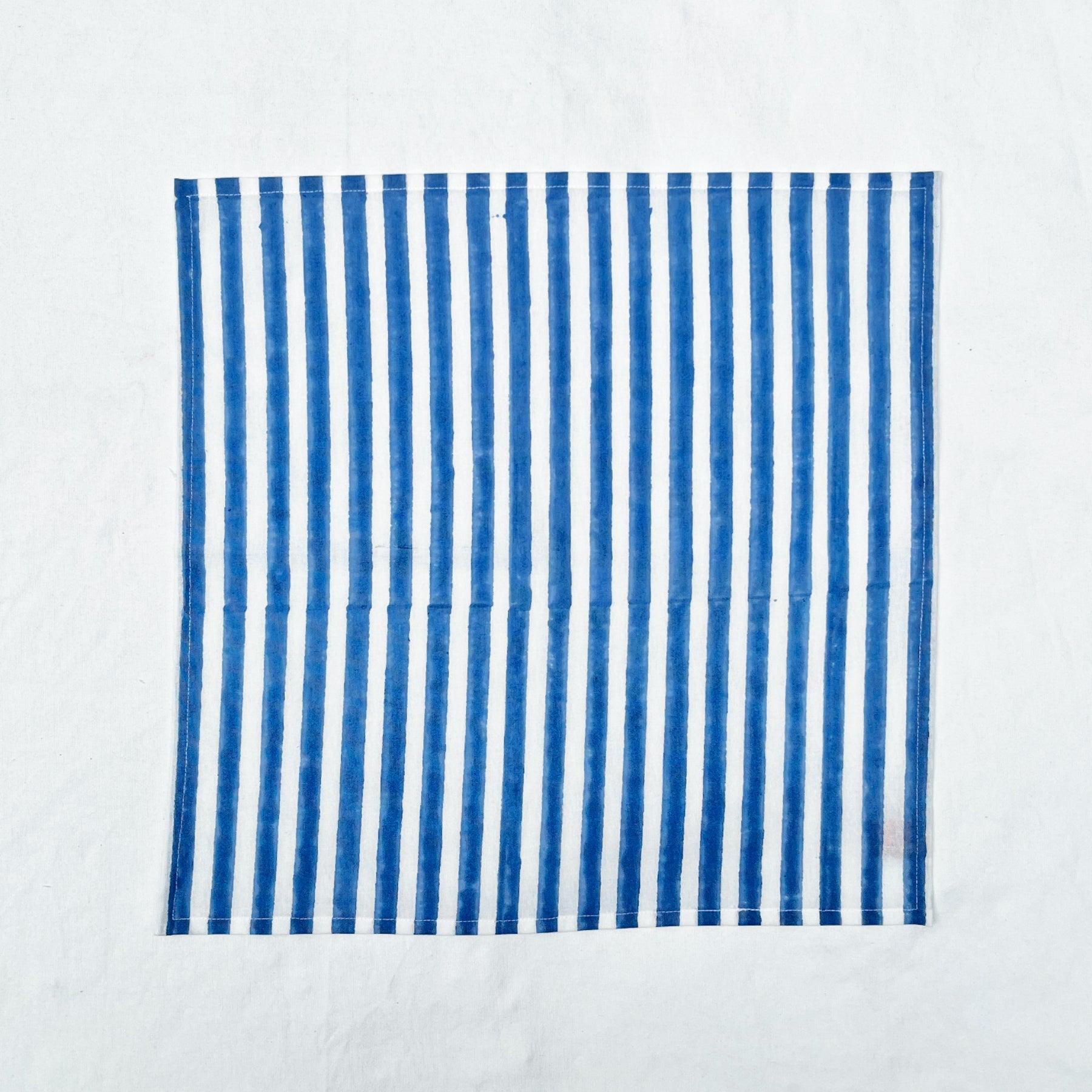 Blue Stripe Napkin- Set of 6