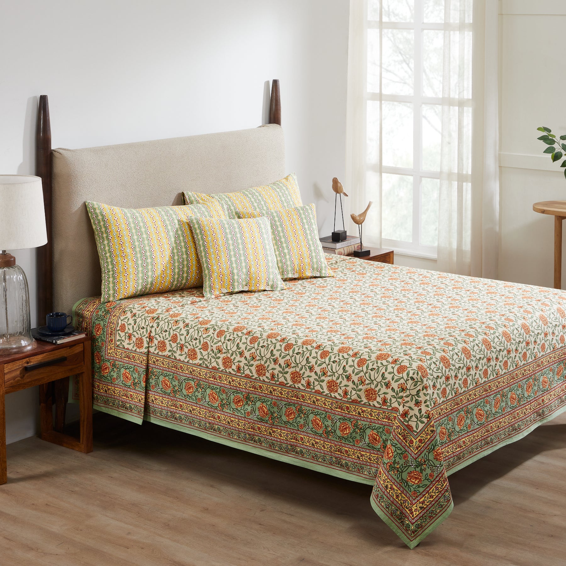 Calenduala Cotton Bedcover Ratan Texprocess Pvt. Ltd