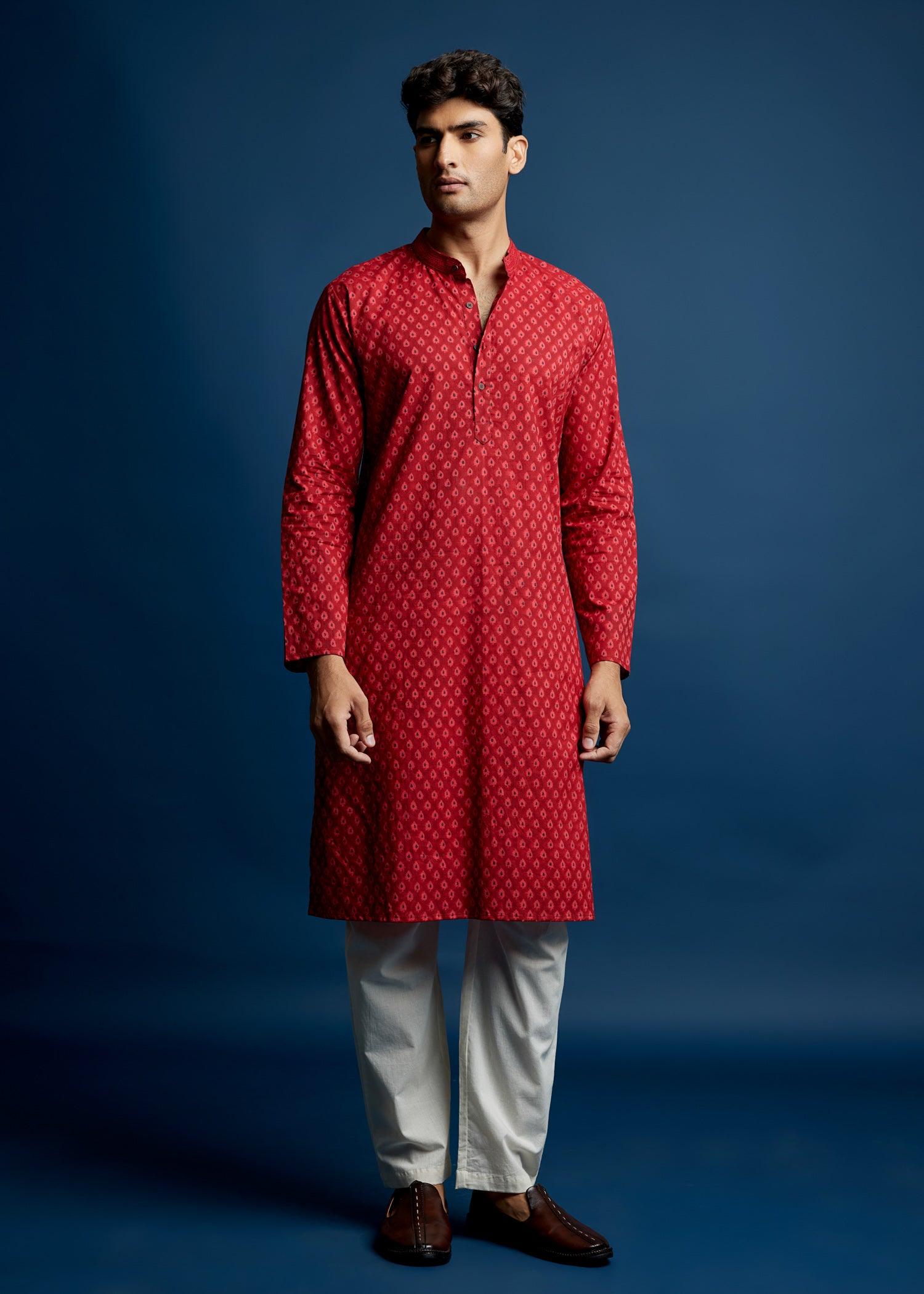 Men's Kurta- Buti Print Ratan Texprocess Pvt. Ltd