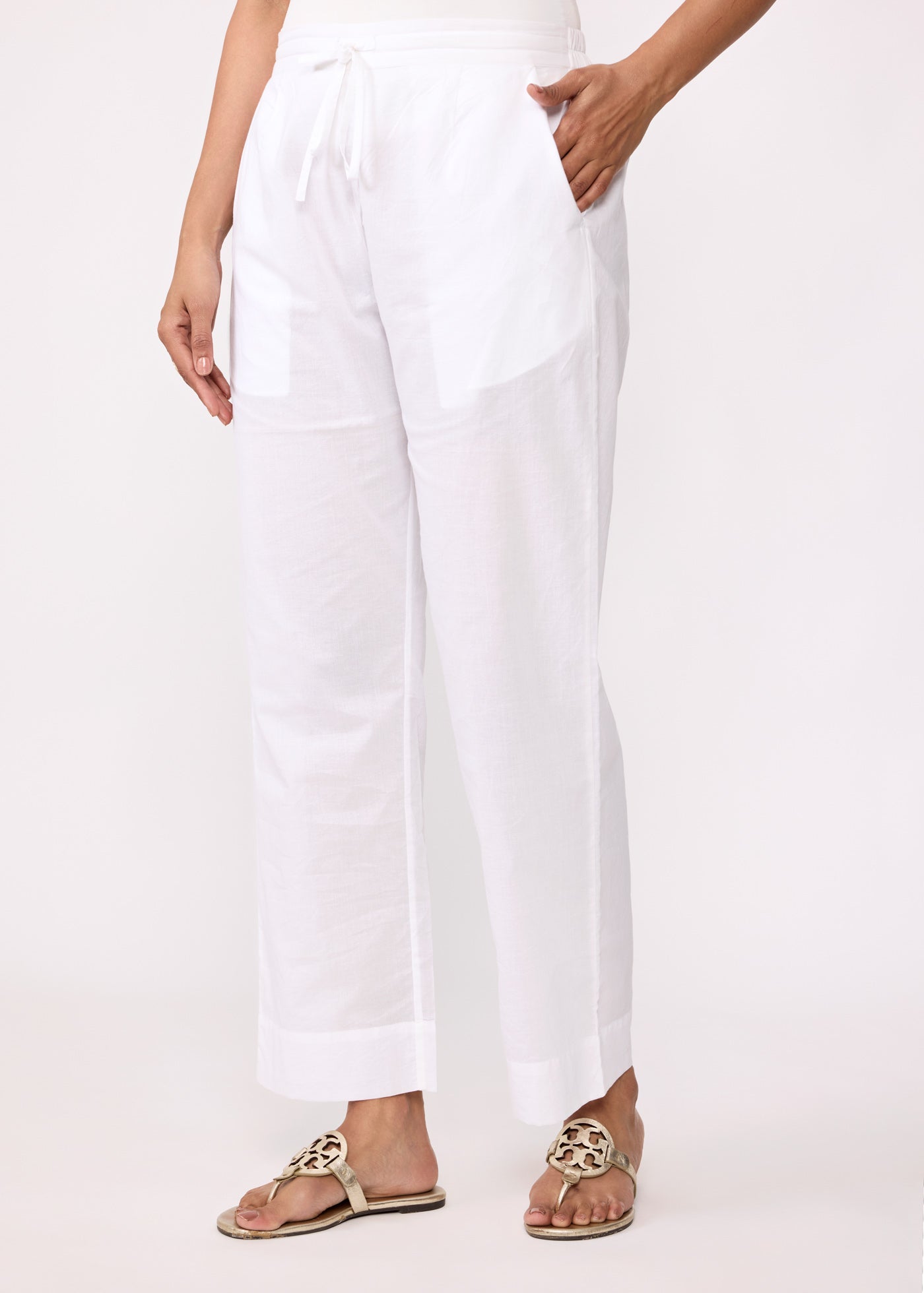 Casual Pants - White