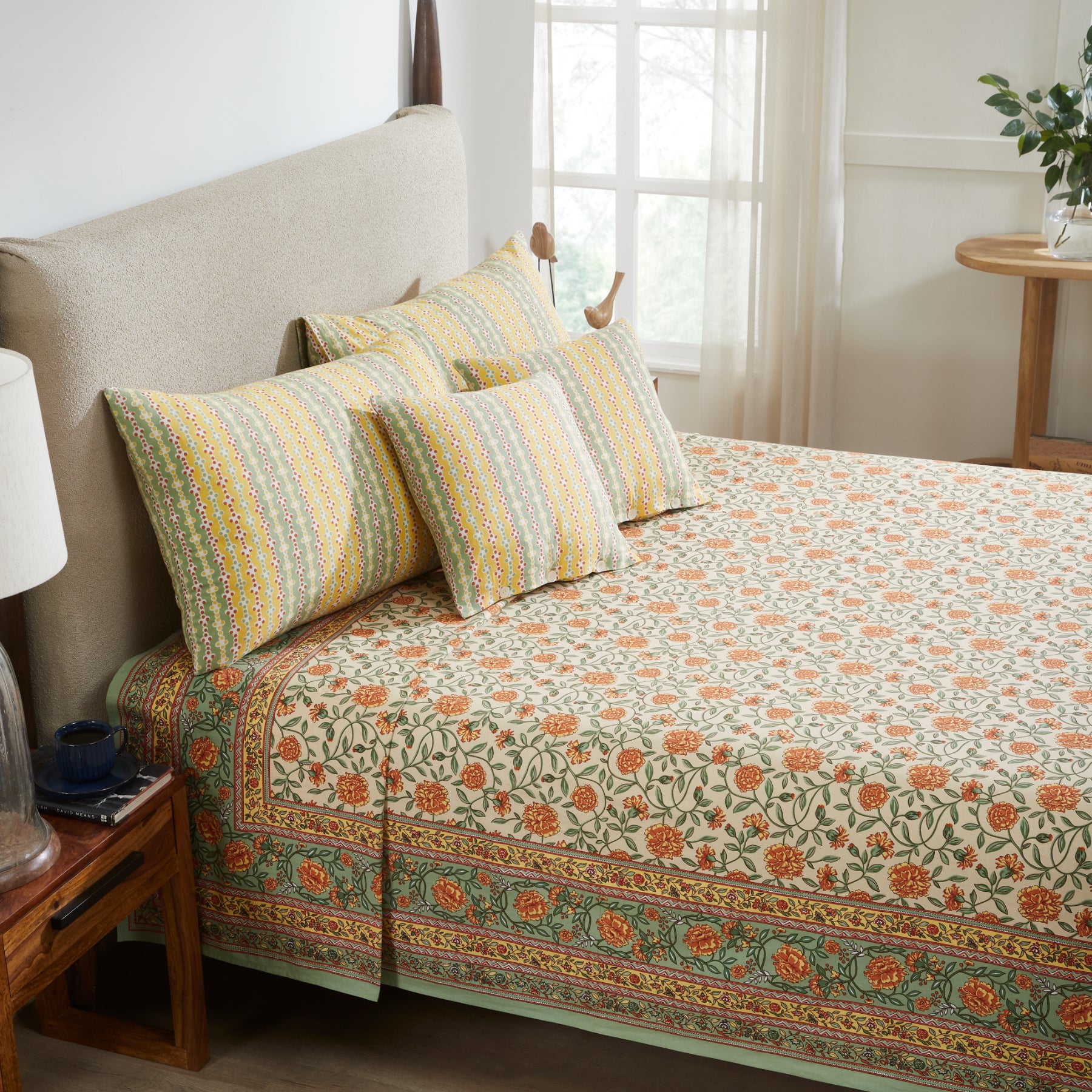 Calenduala Cotton Bedcover Ratan Texprocess Pvt. Ltd