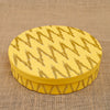 Ikat Yellow & Pink Round Box Set of 2