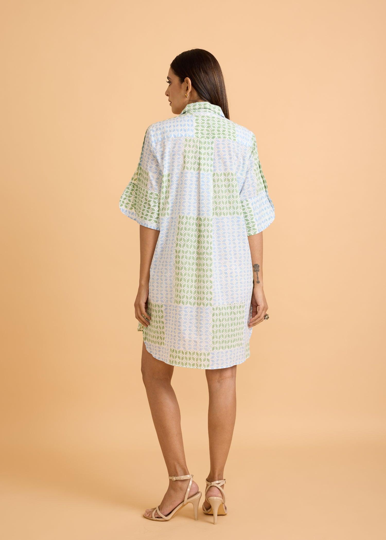 Jali Shirt Dress