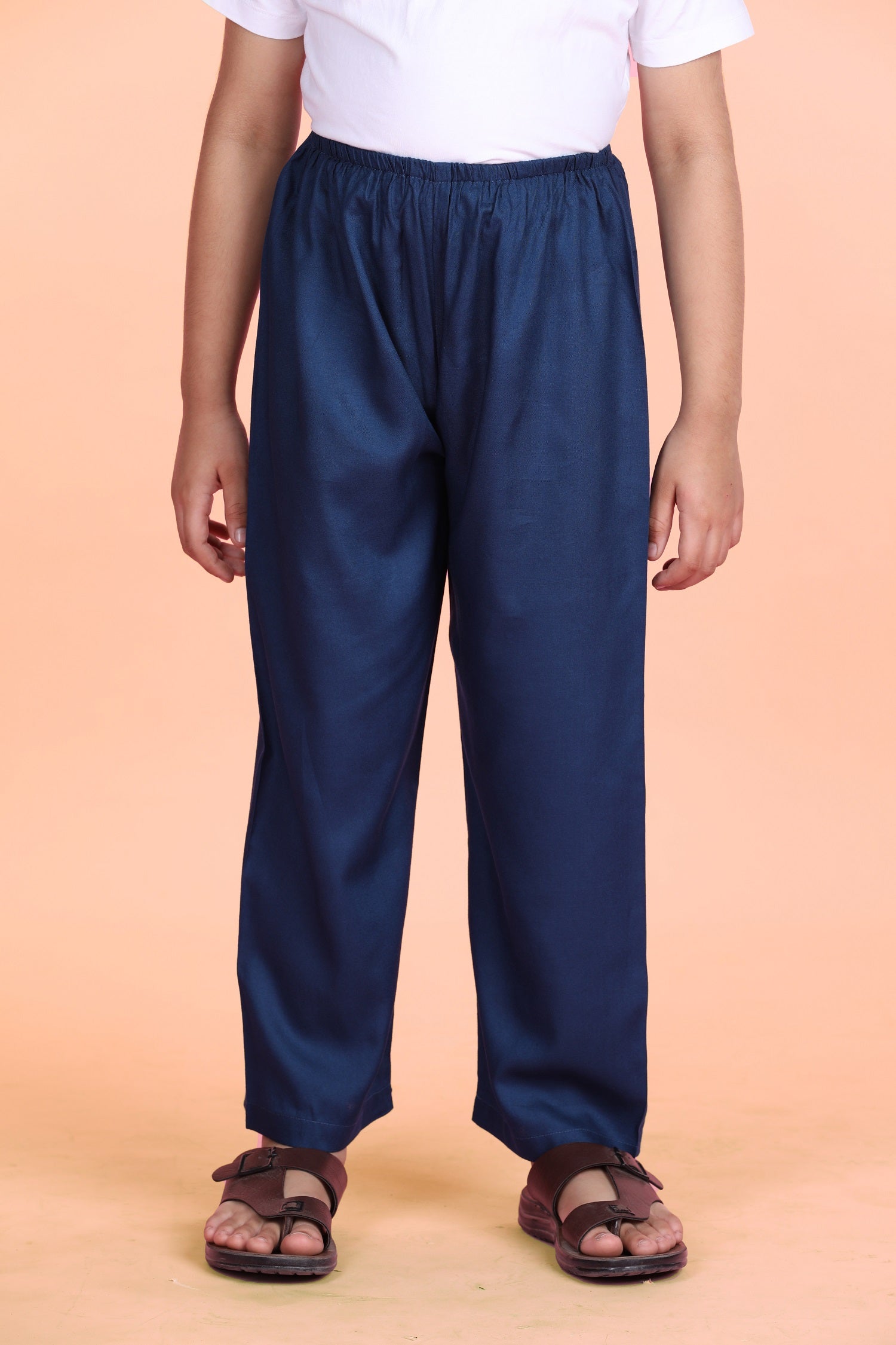 Blue Pyjama Pants Boys (6 Months-14 Years) Ratan Jaipur