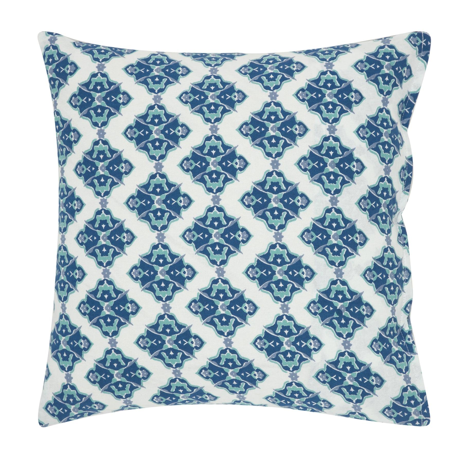 Uzbek Ikat Cotton Cushion Cover