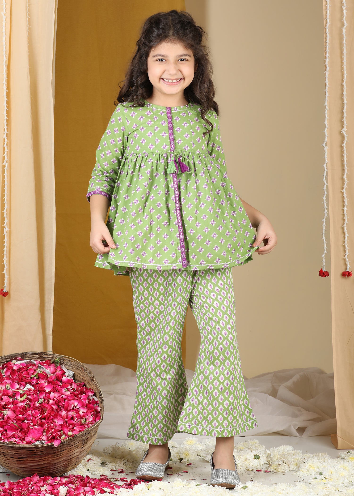 Lil Celebrations Skirt & Top Set Girls (2-12Yrs) (Copy) Ratan Jaipur