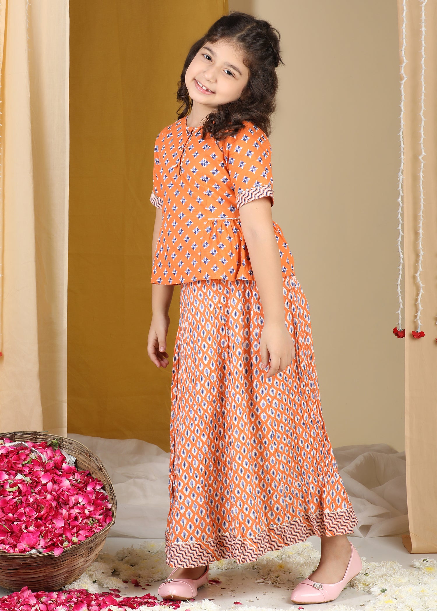 Lil Celebrations Skirt & Top Set Girls (2-12Yrs) Ratan Jaipur