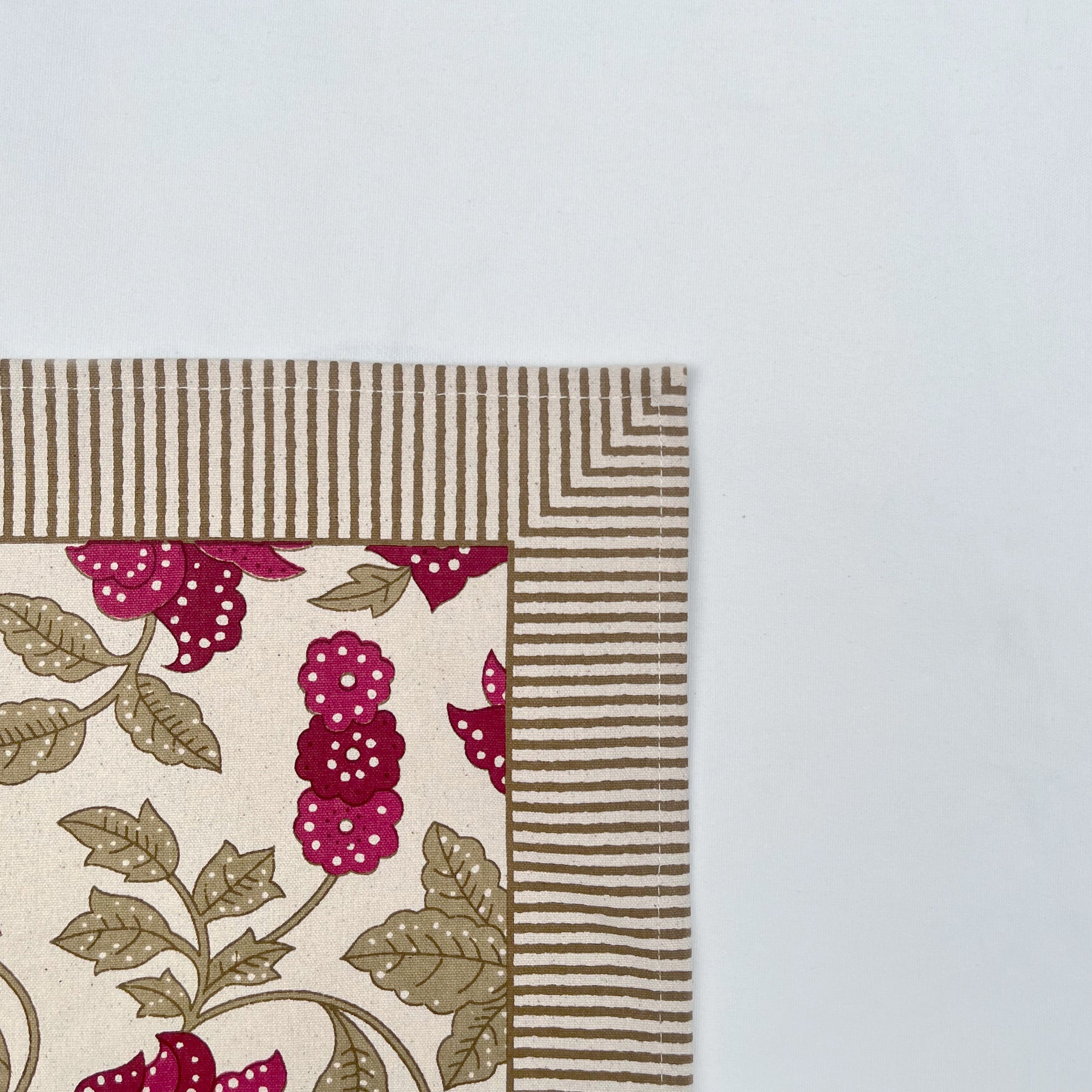 Red-Beige Table Mat Set of 6