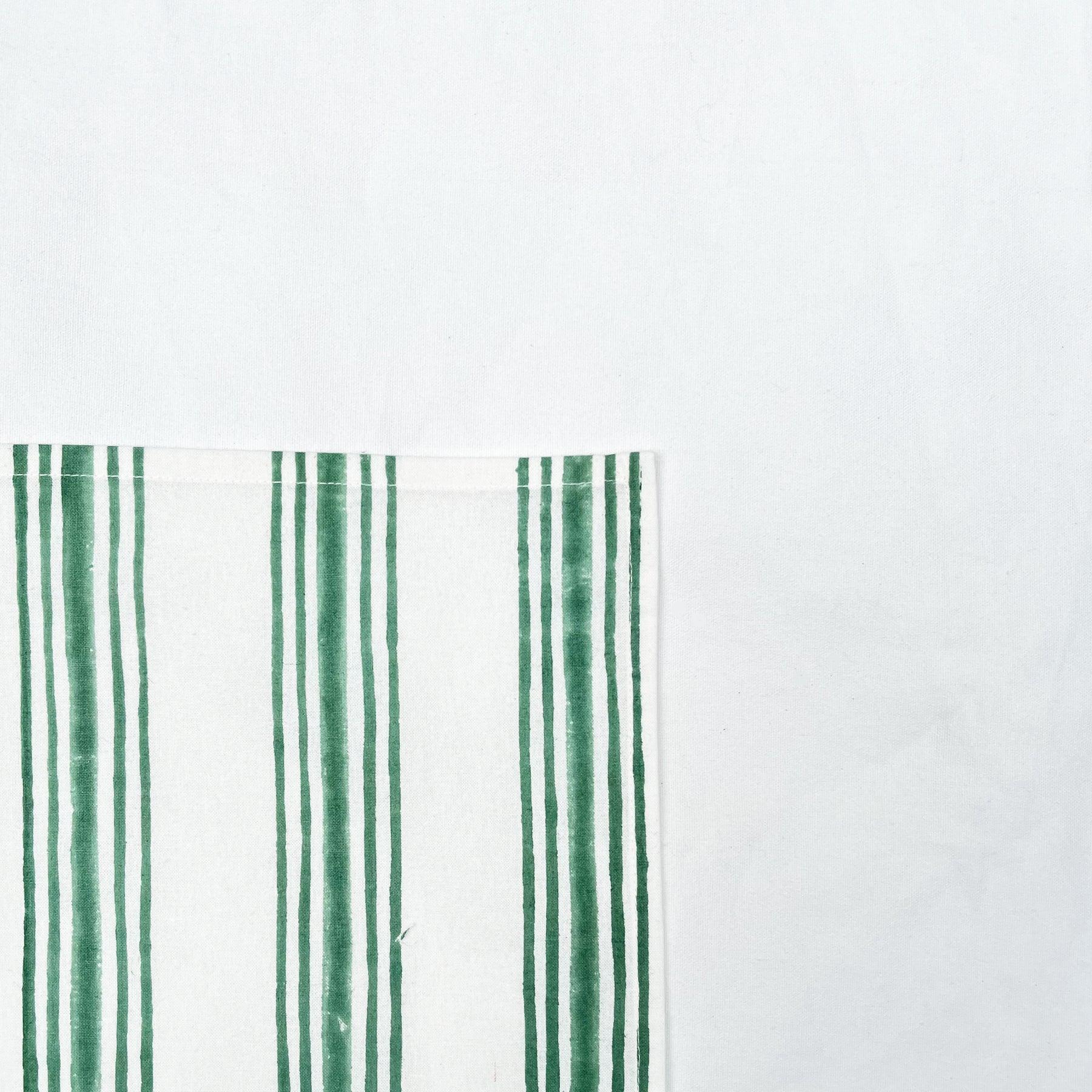 Green Stripe Napkin- Set of 6 Ratan Texprocess Pvt. Ltd