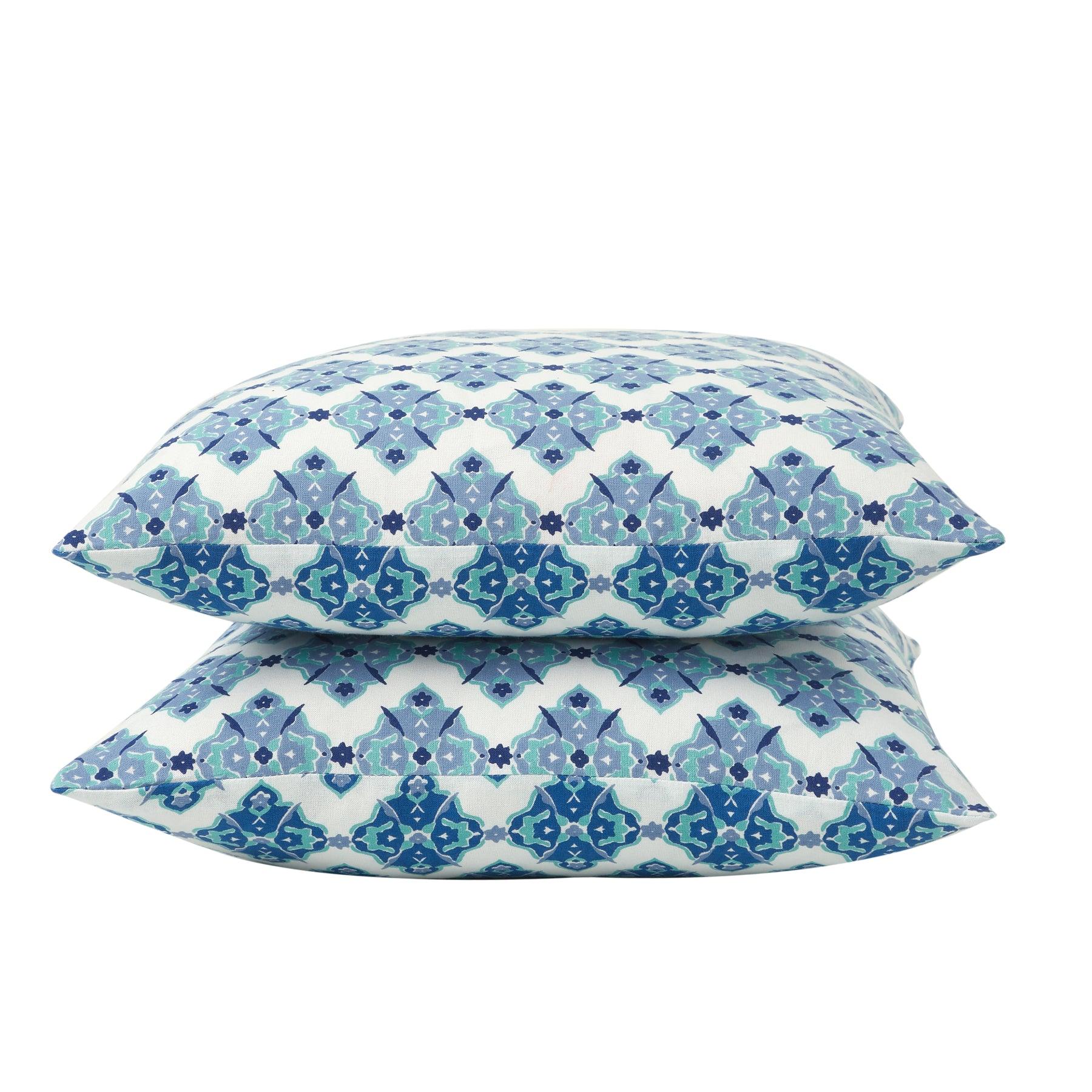 Uzbek Ikat Cotton Cushion Cover