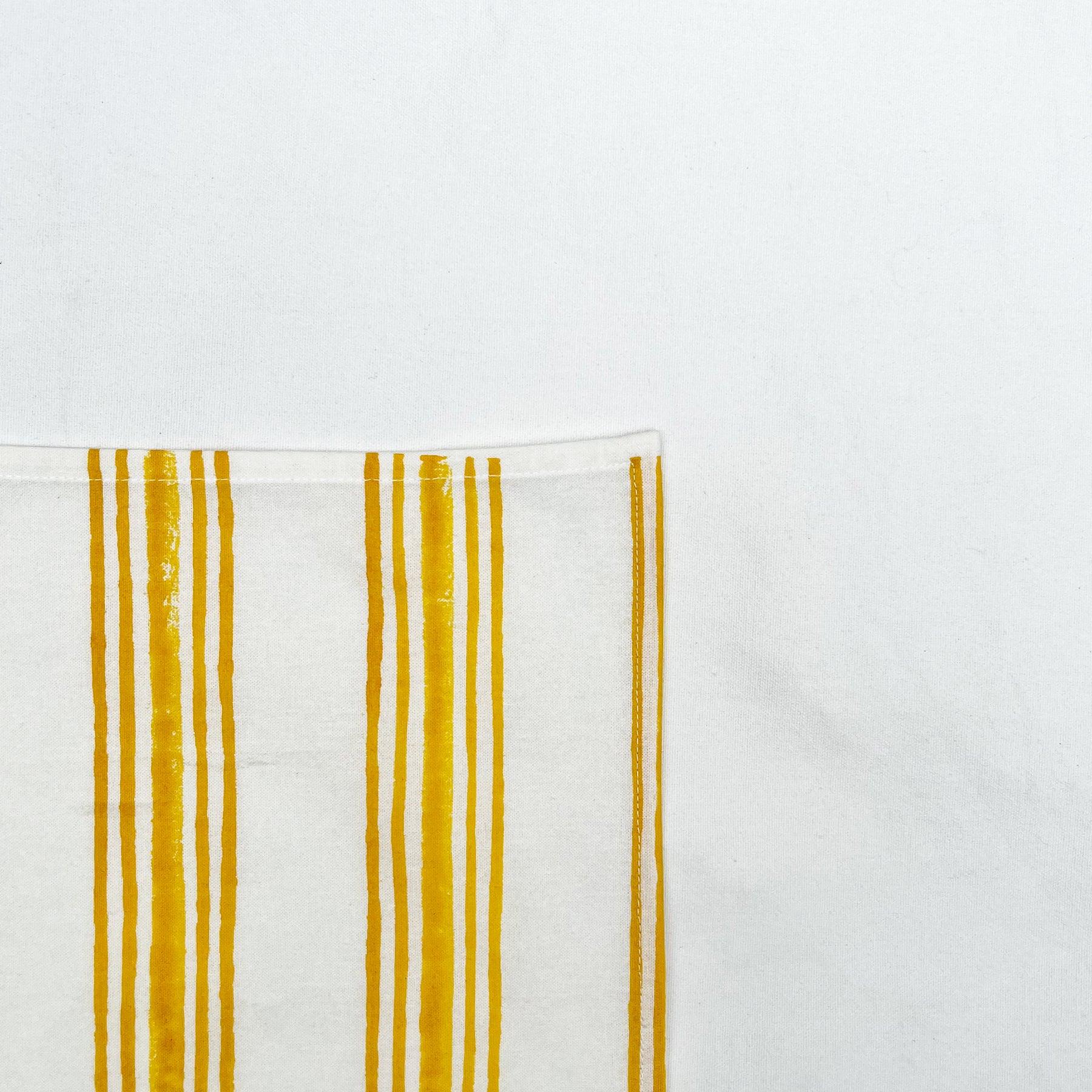 Yellow Stripe Napkin- Set of 6