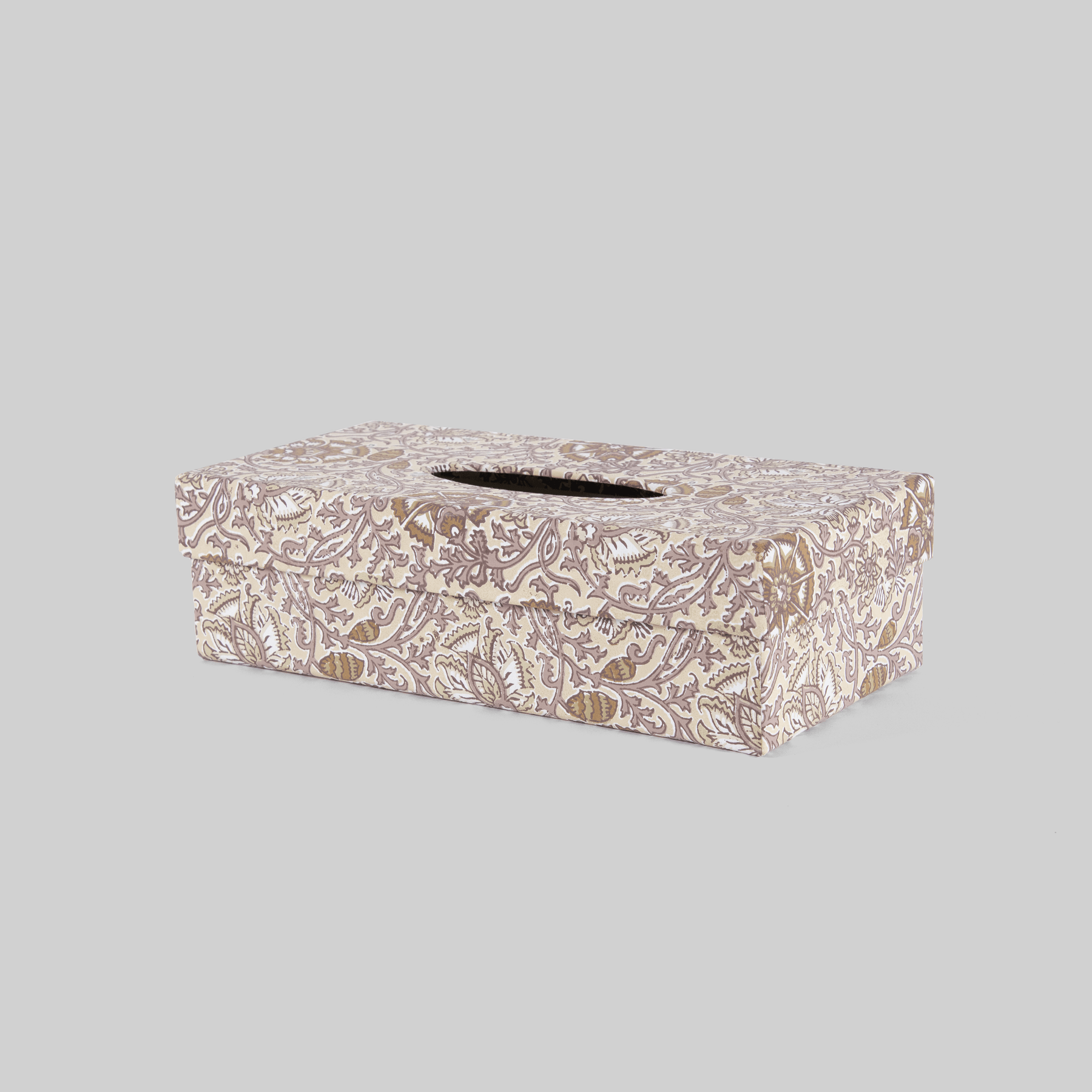 Block Story Beige Tissue Box Holder