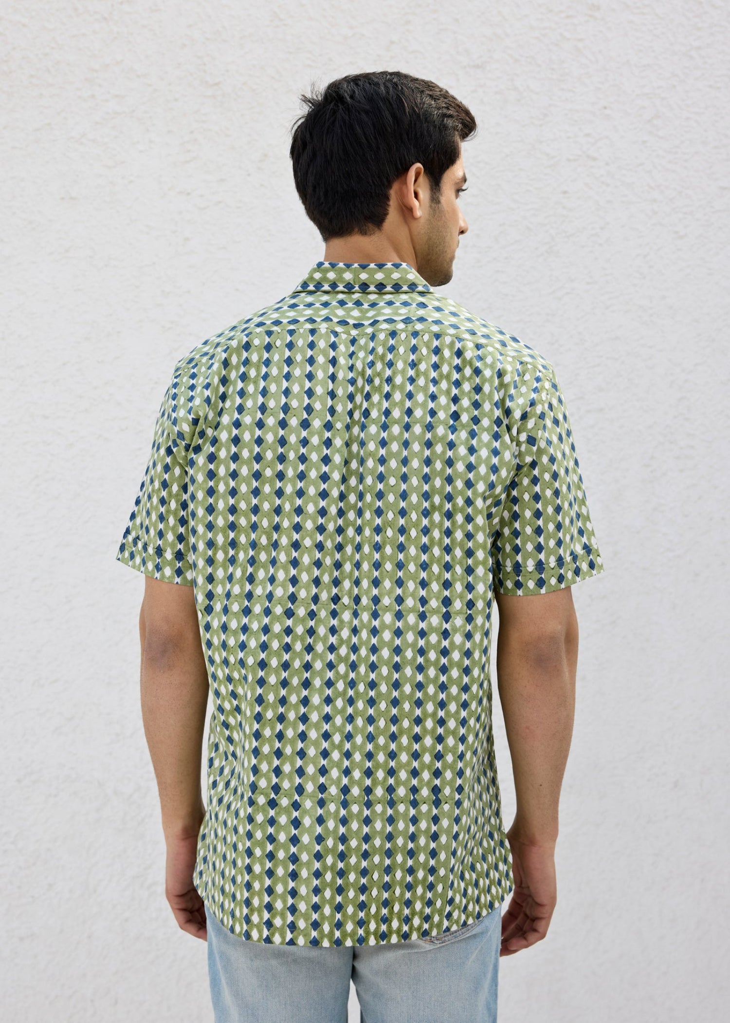 Half Sleeves Shirt -Olive/Green