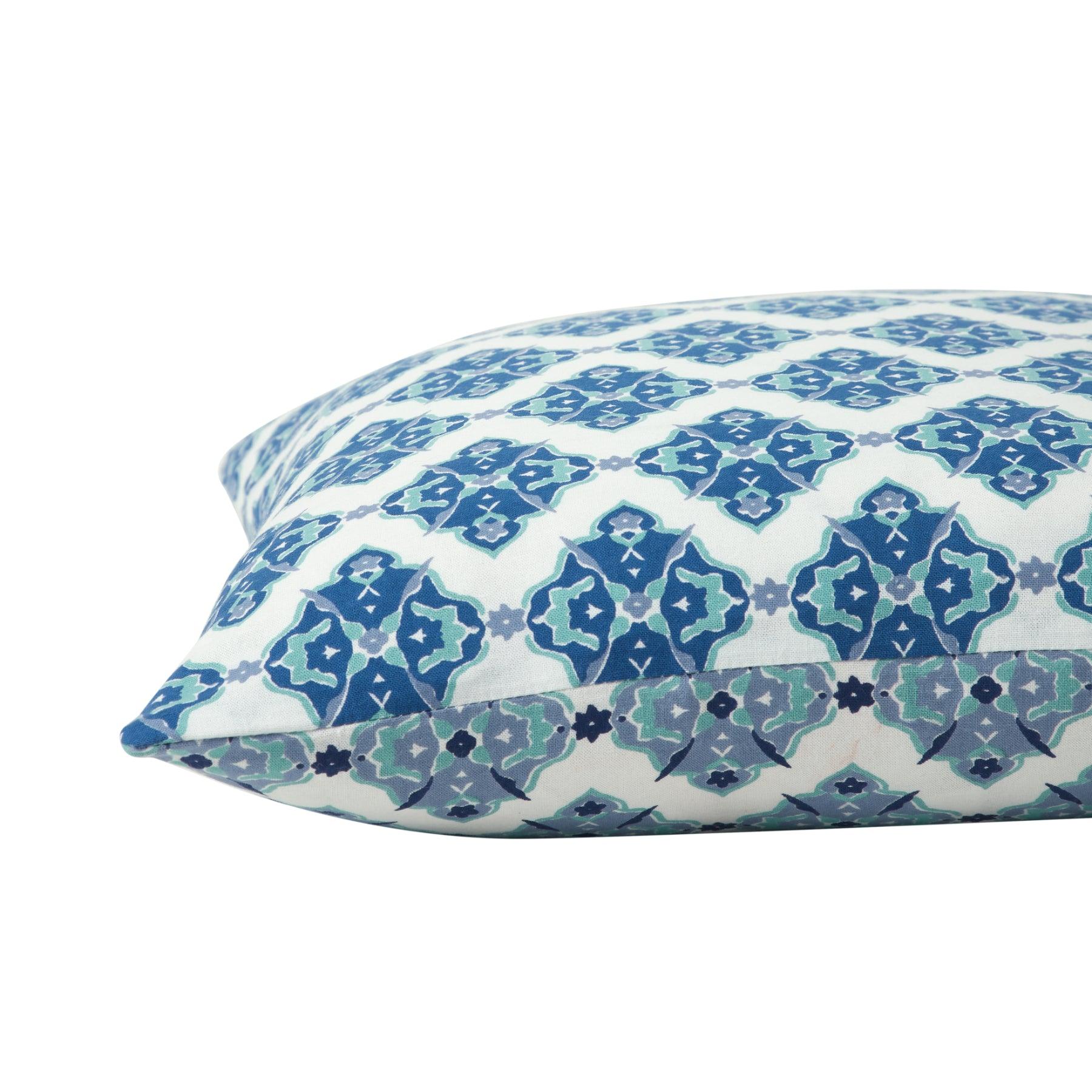 Uzbek Ikat Cotton Cushion Cover