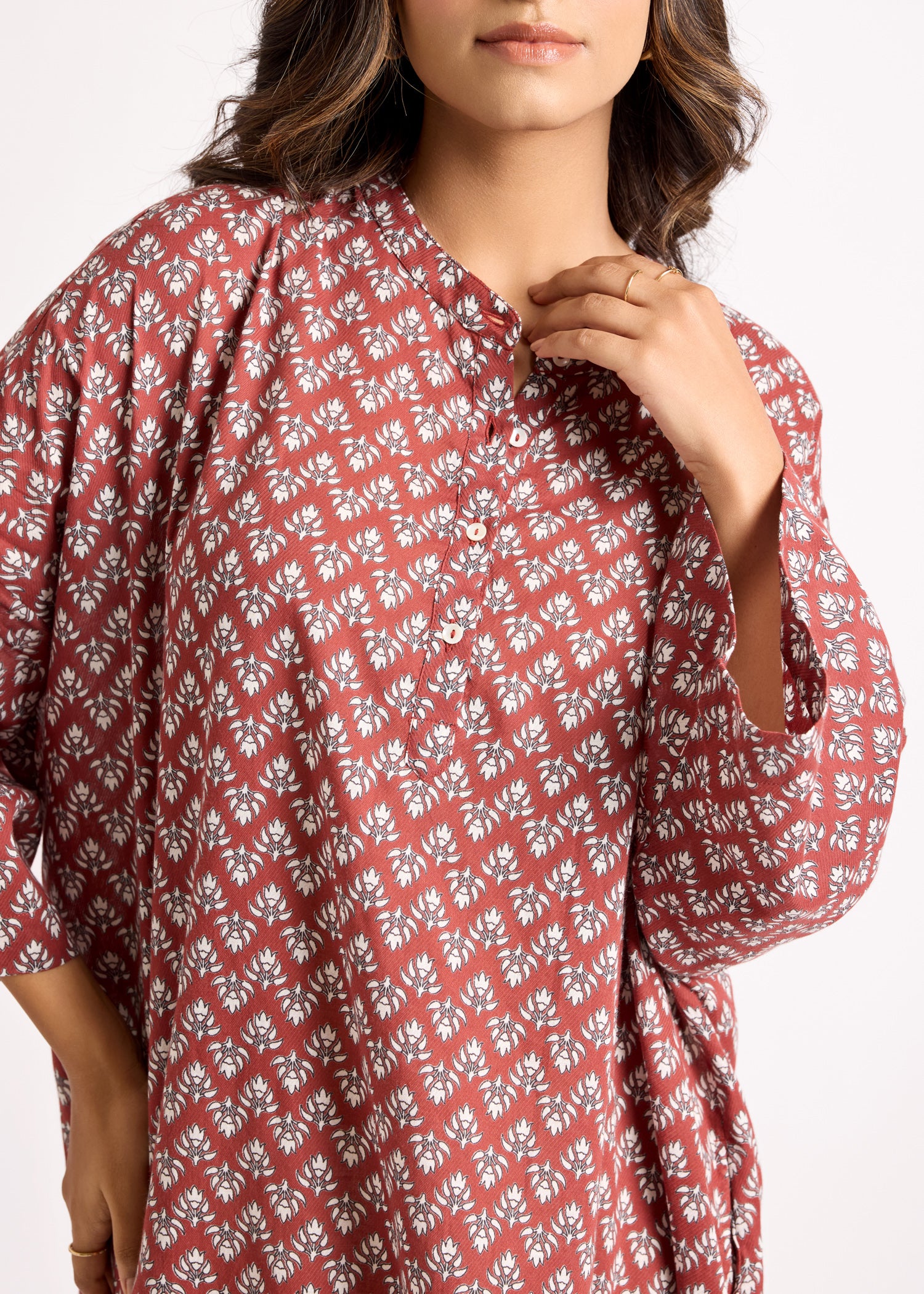 Floral Gesture Kaftan Ratan Texprocess Pvt. Ltd