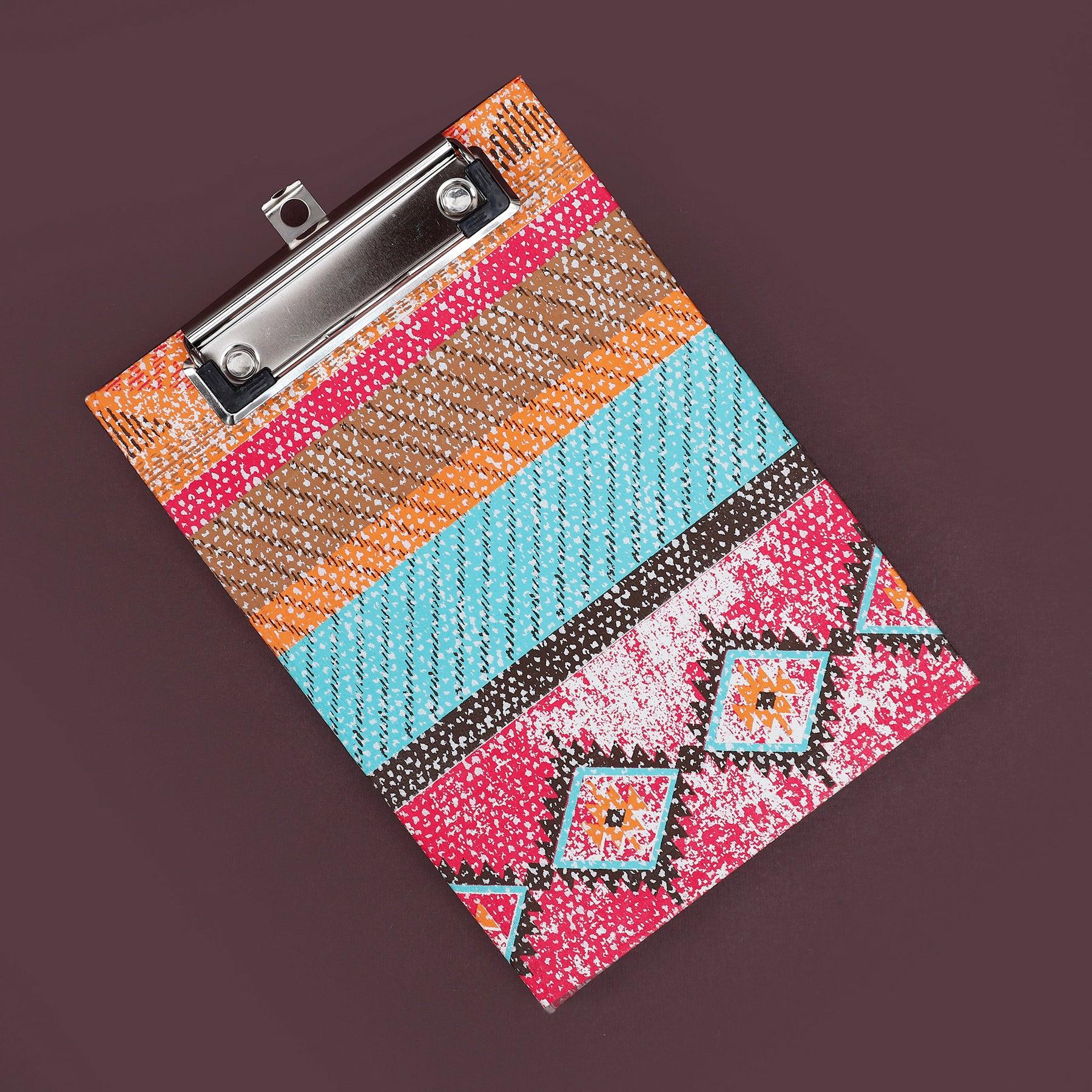 Kaleen Multicolor Clip Notepad