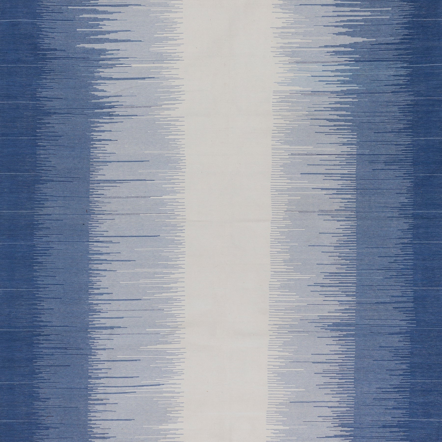 Modern Lines Rug-Blue and White