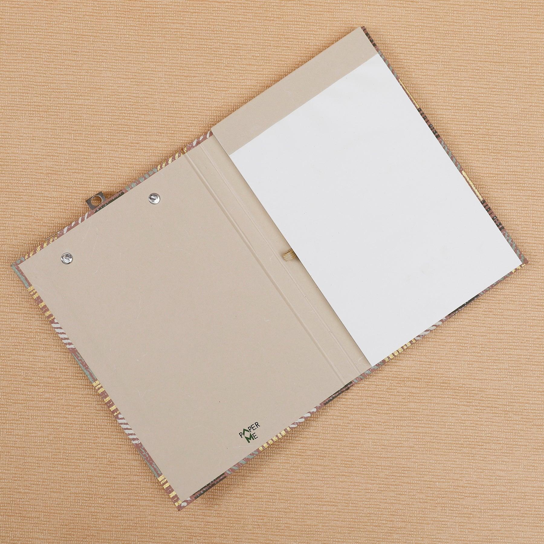 Maati Beige Clip Notepad