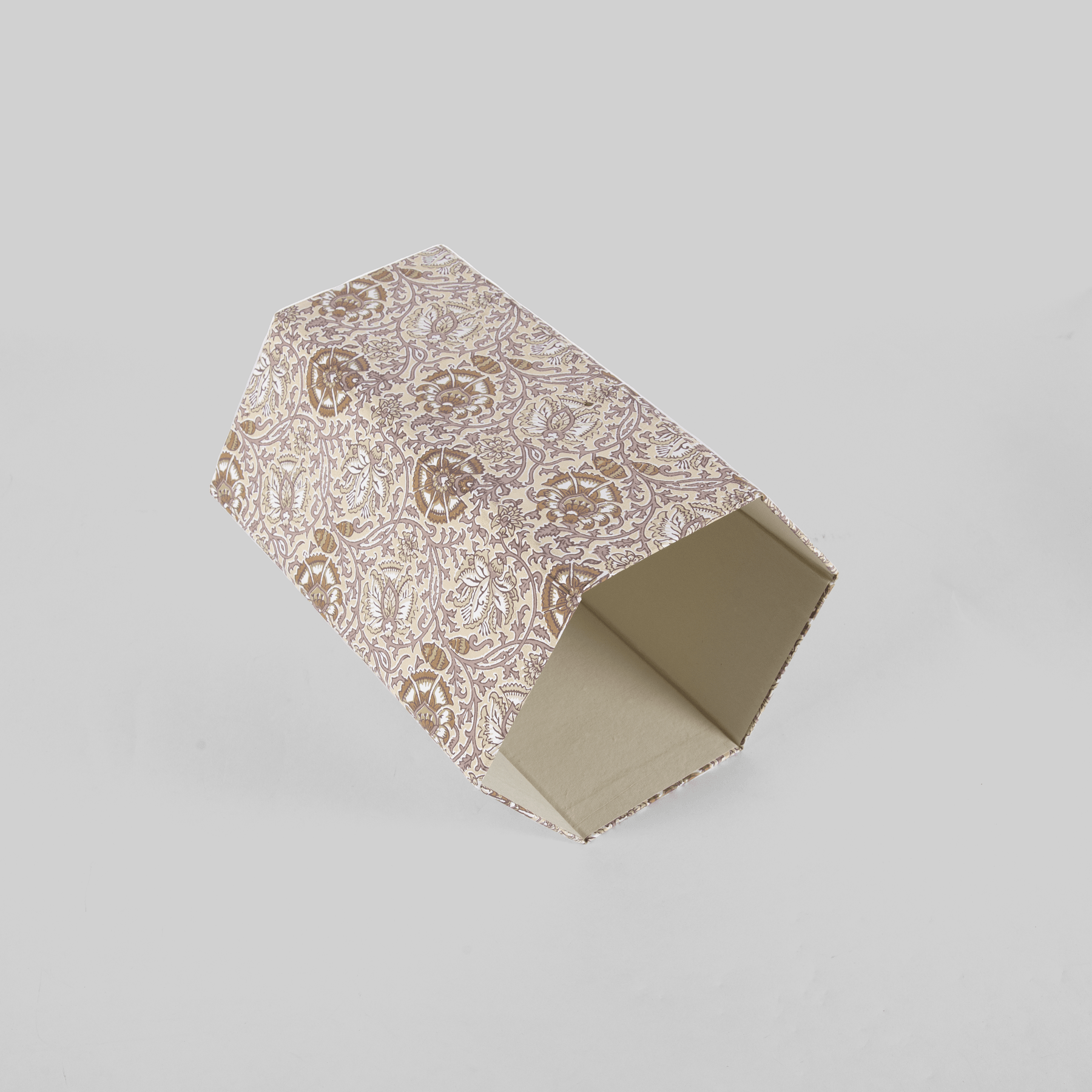 Block Story Jaal Beige Collapsible Storage Bin