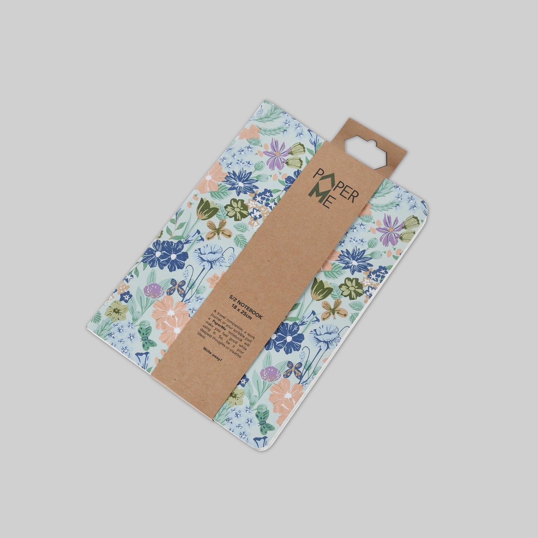 Bageecha Blue Soft Cover Notebook Set of 2