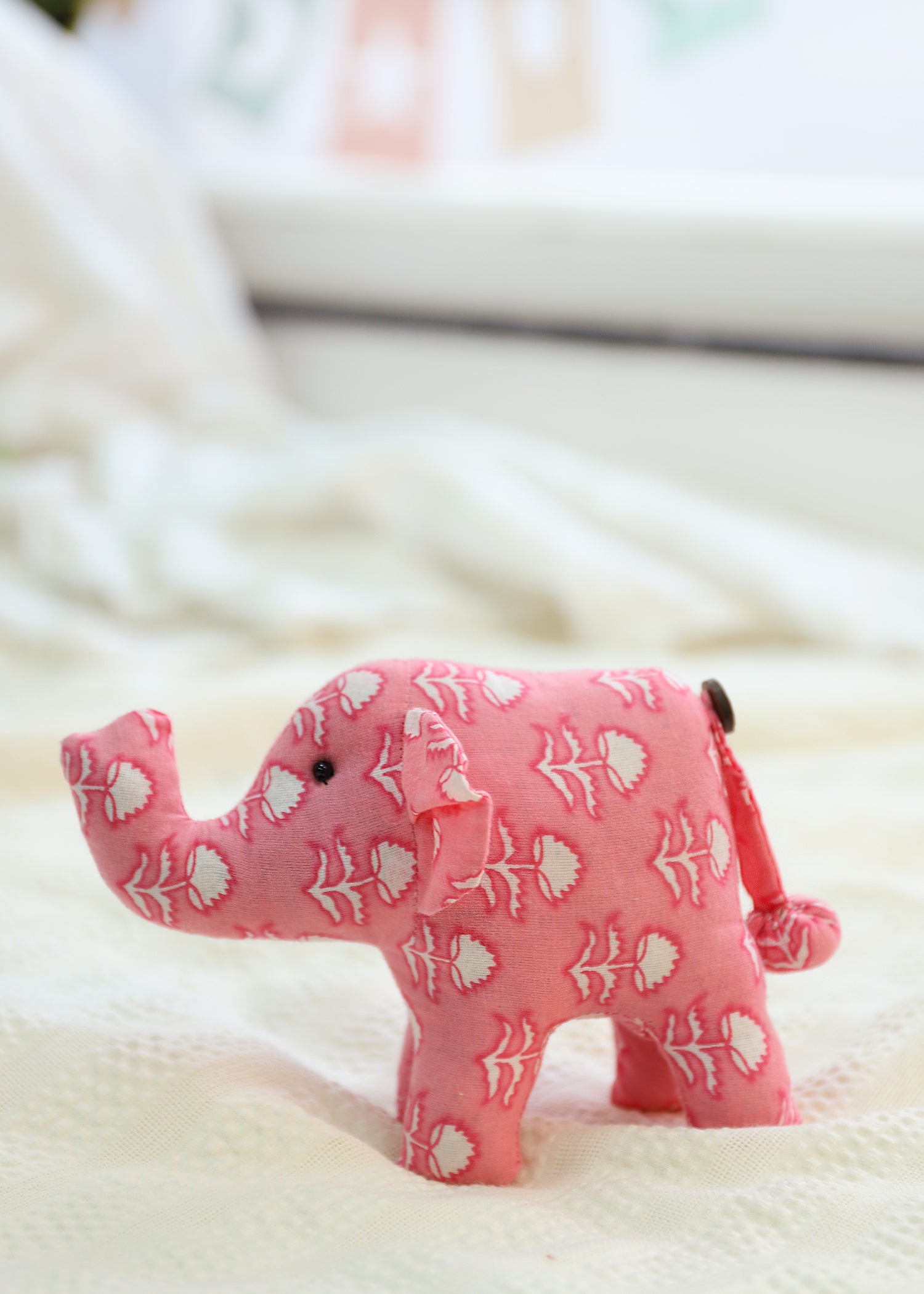 Jumbo Elepahnt Plush Toy-Pink