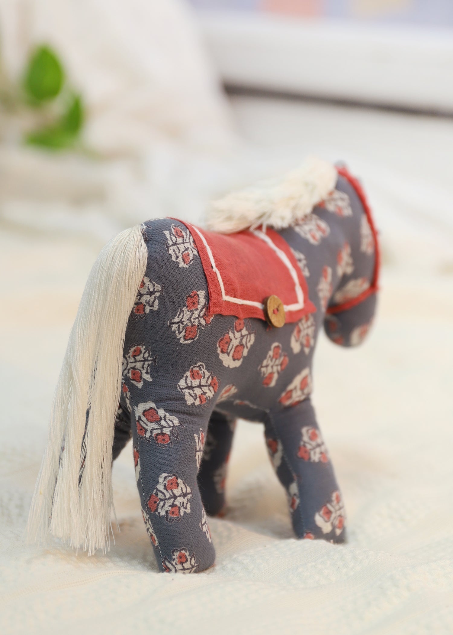 Horsie Horse Plush Toy-Grey