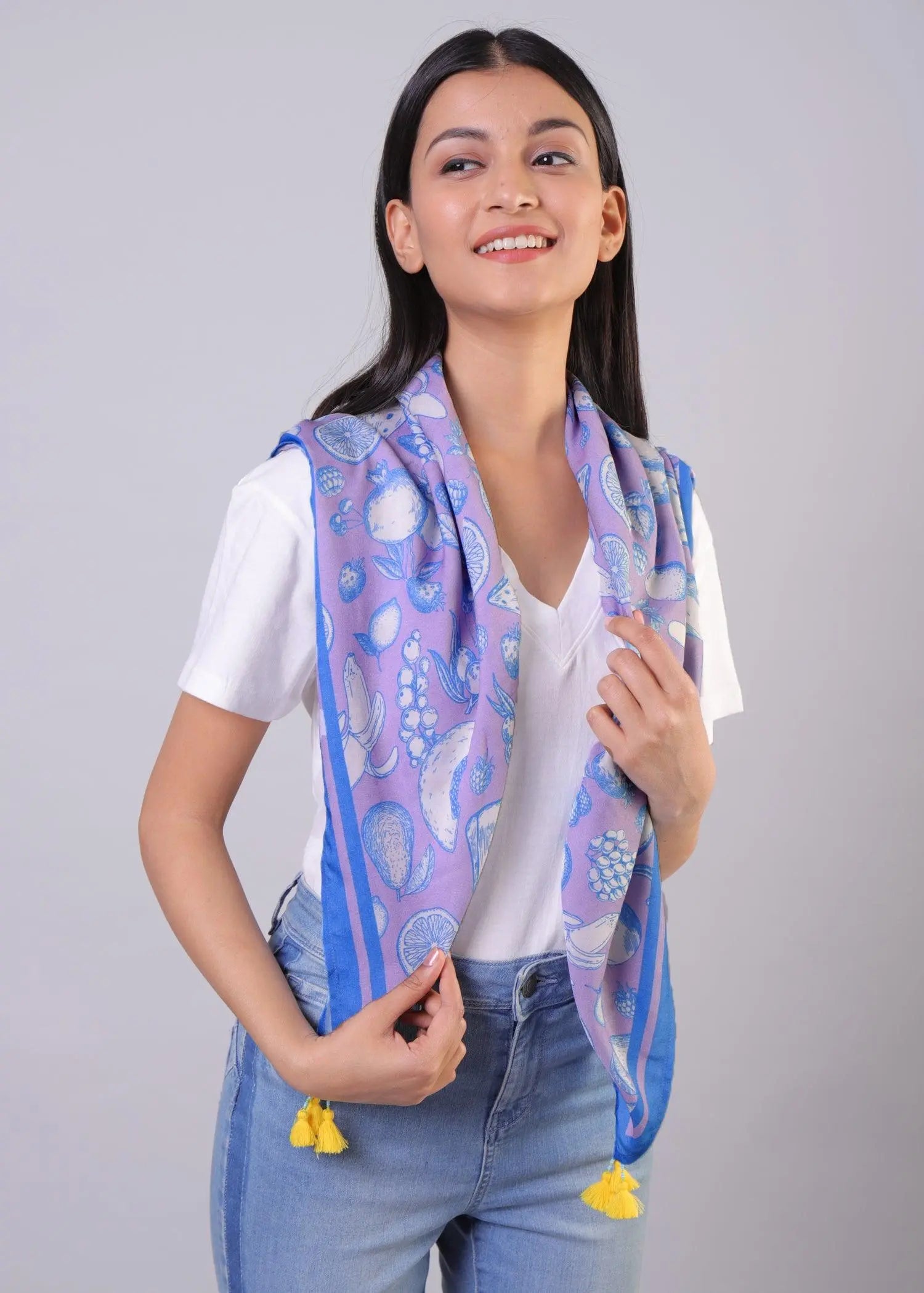 Lavendar Fruit Punch Women's Scarf