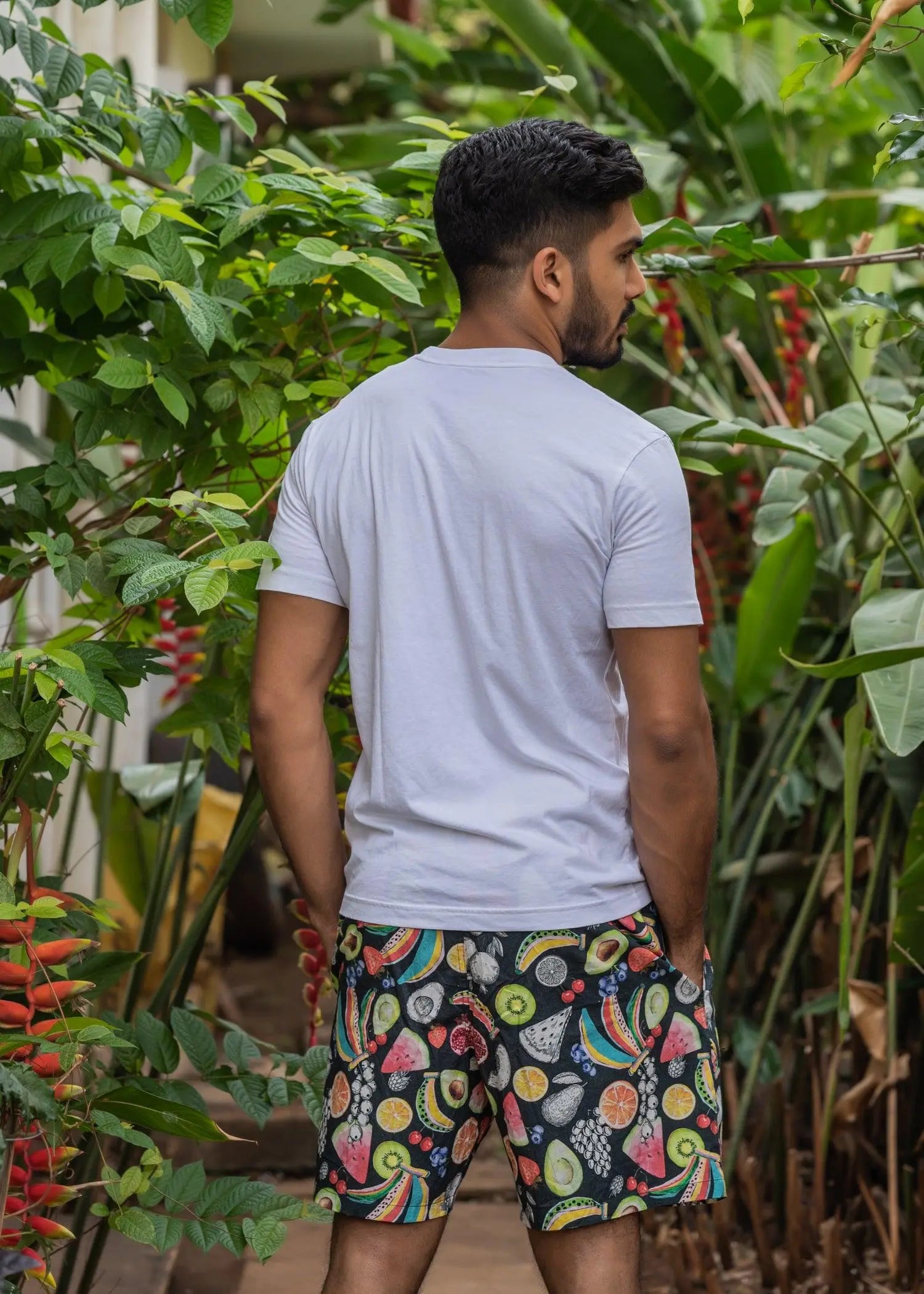 Multi Fruit Punch Men Poplin Shorts