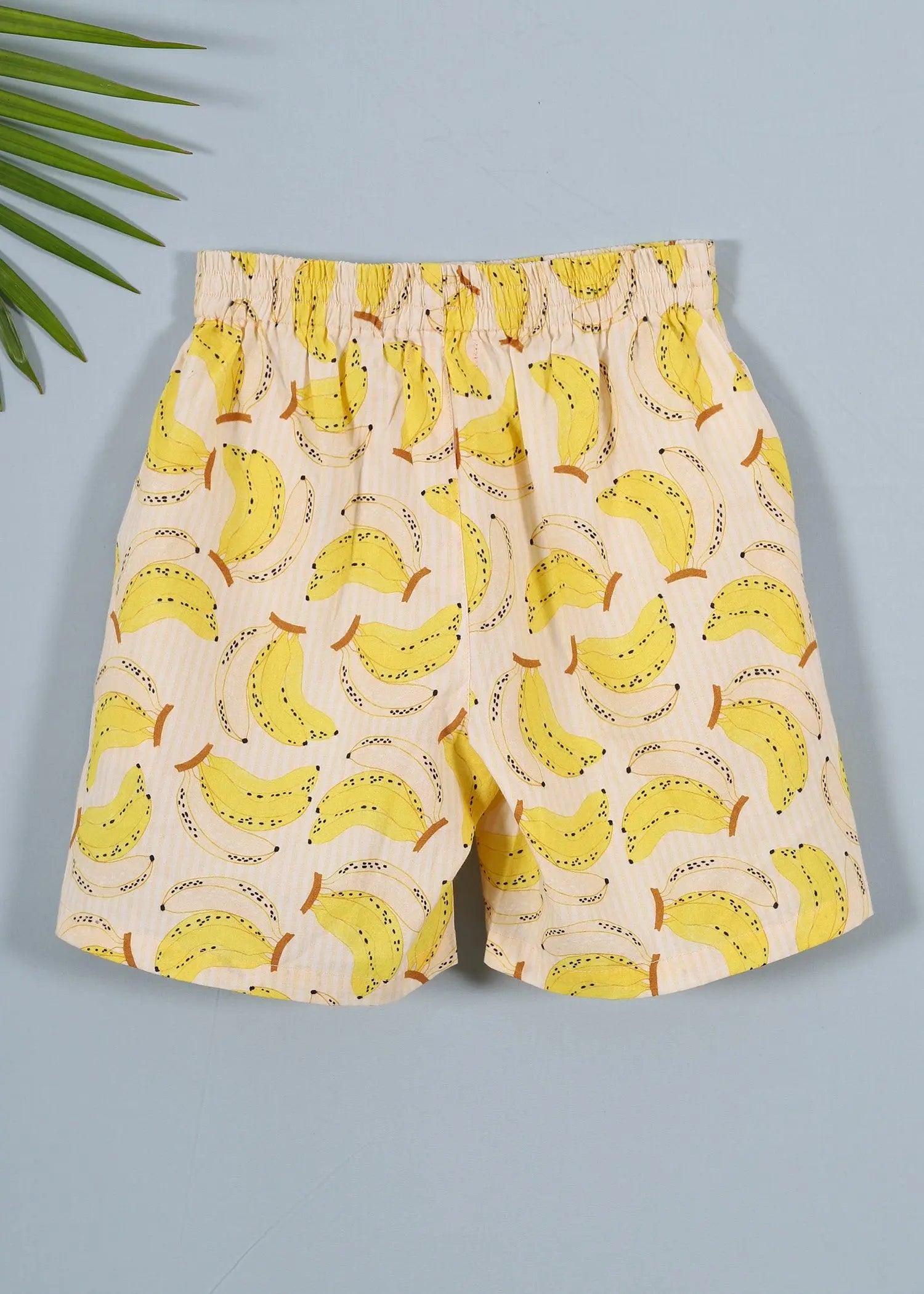 Yellow Banana Boys Poplin Shorts (1-14YRS)