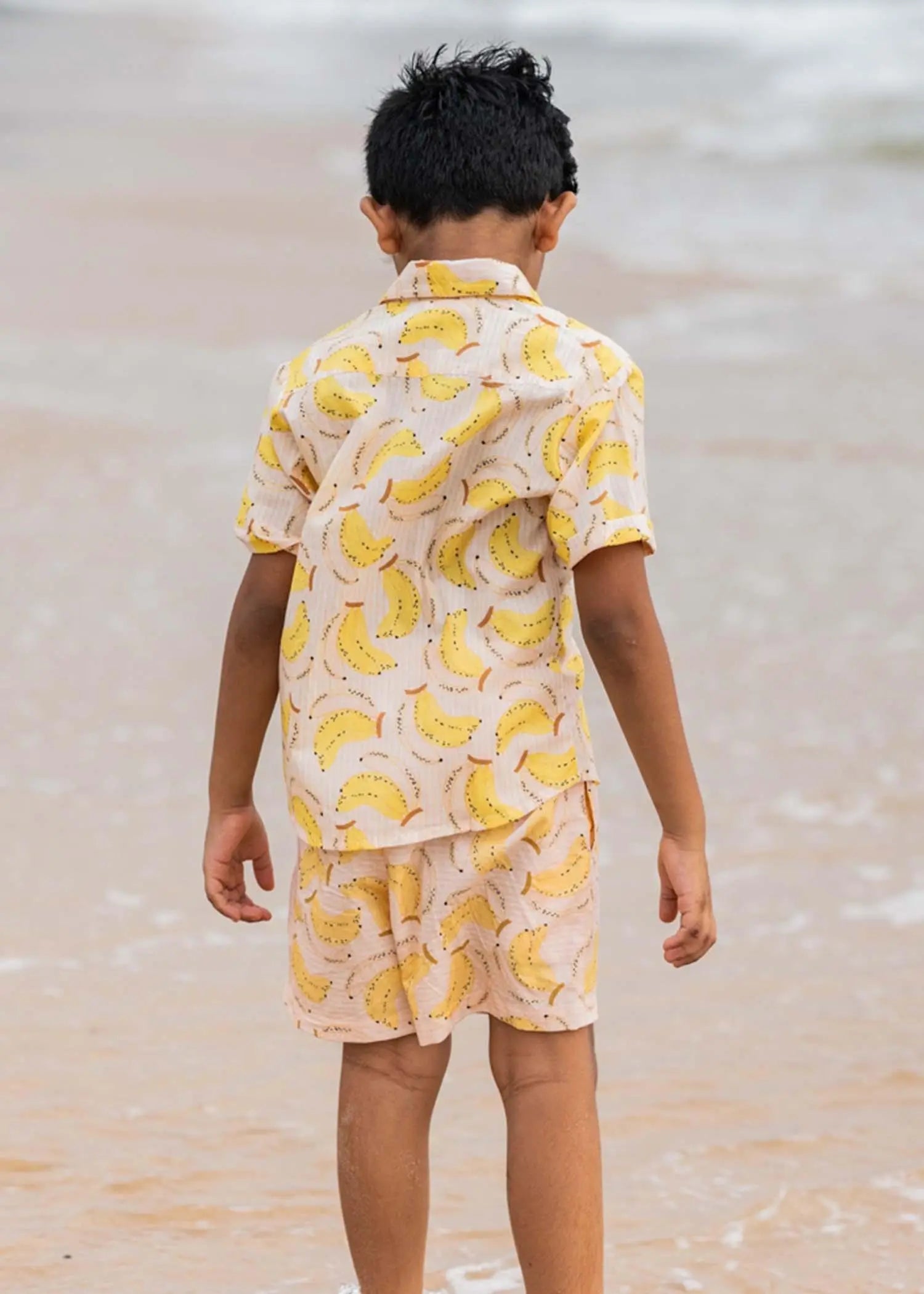 Yellow Banana Boys Poplin Shorts (1-14YRS)