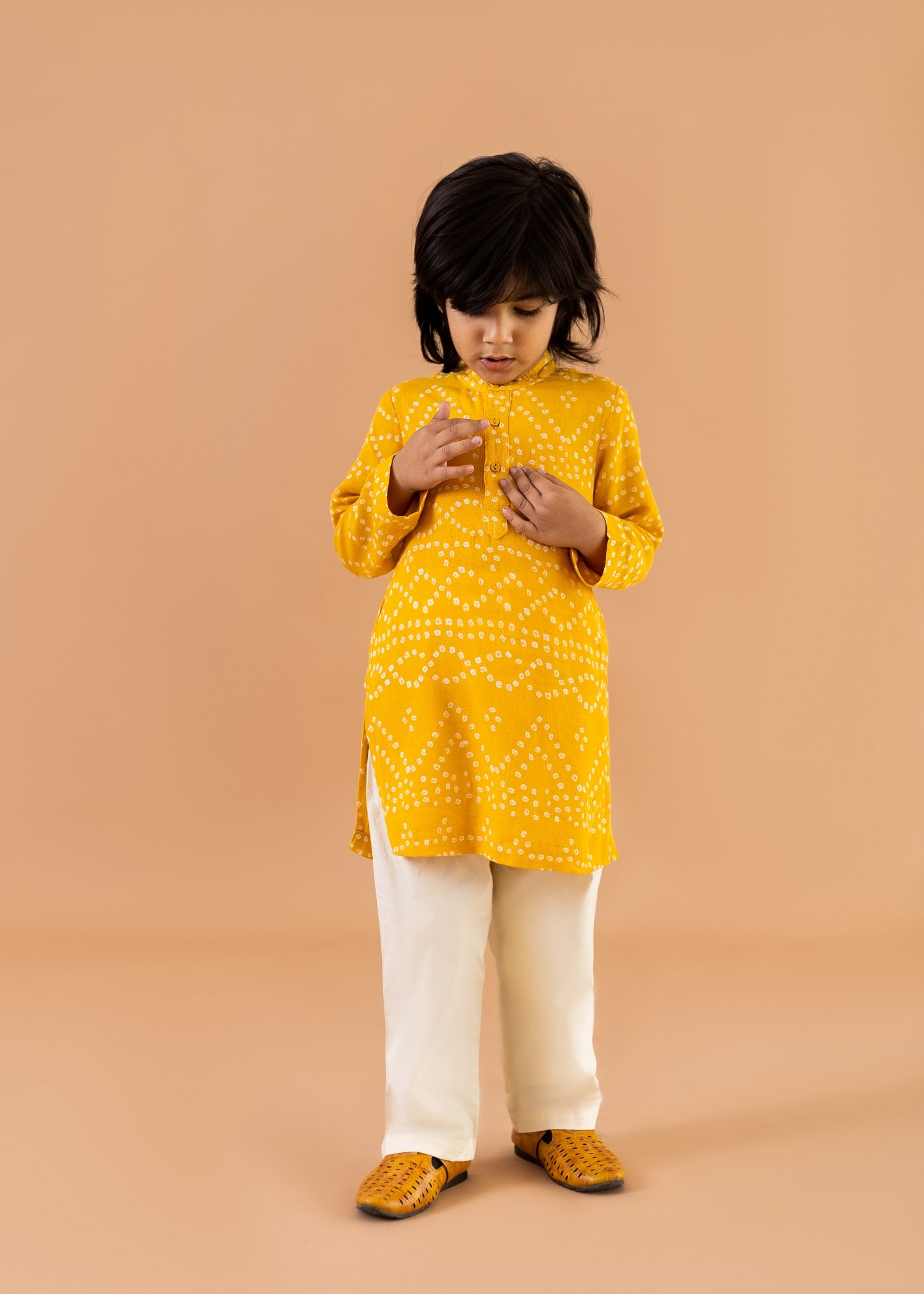 Yellow Festive Kurta Boys (6 Months-14 Years)