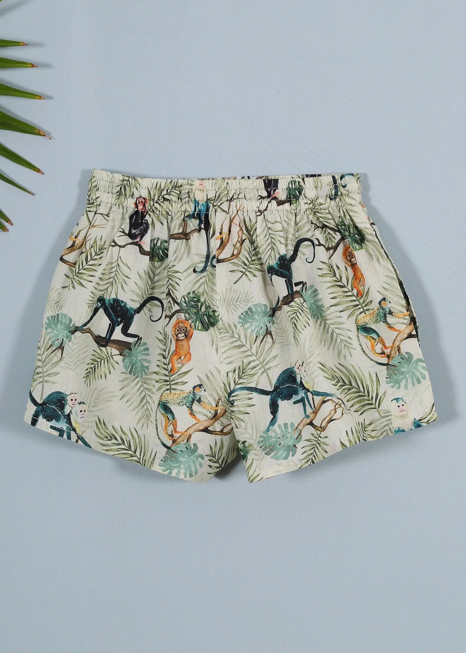 Green Monkey Girls Poplin Shorts (1-14YRS)