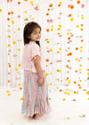 Pink/Multi Amee Skirt Top Set Girls (2-12 Years)