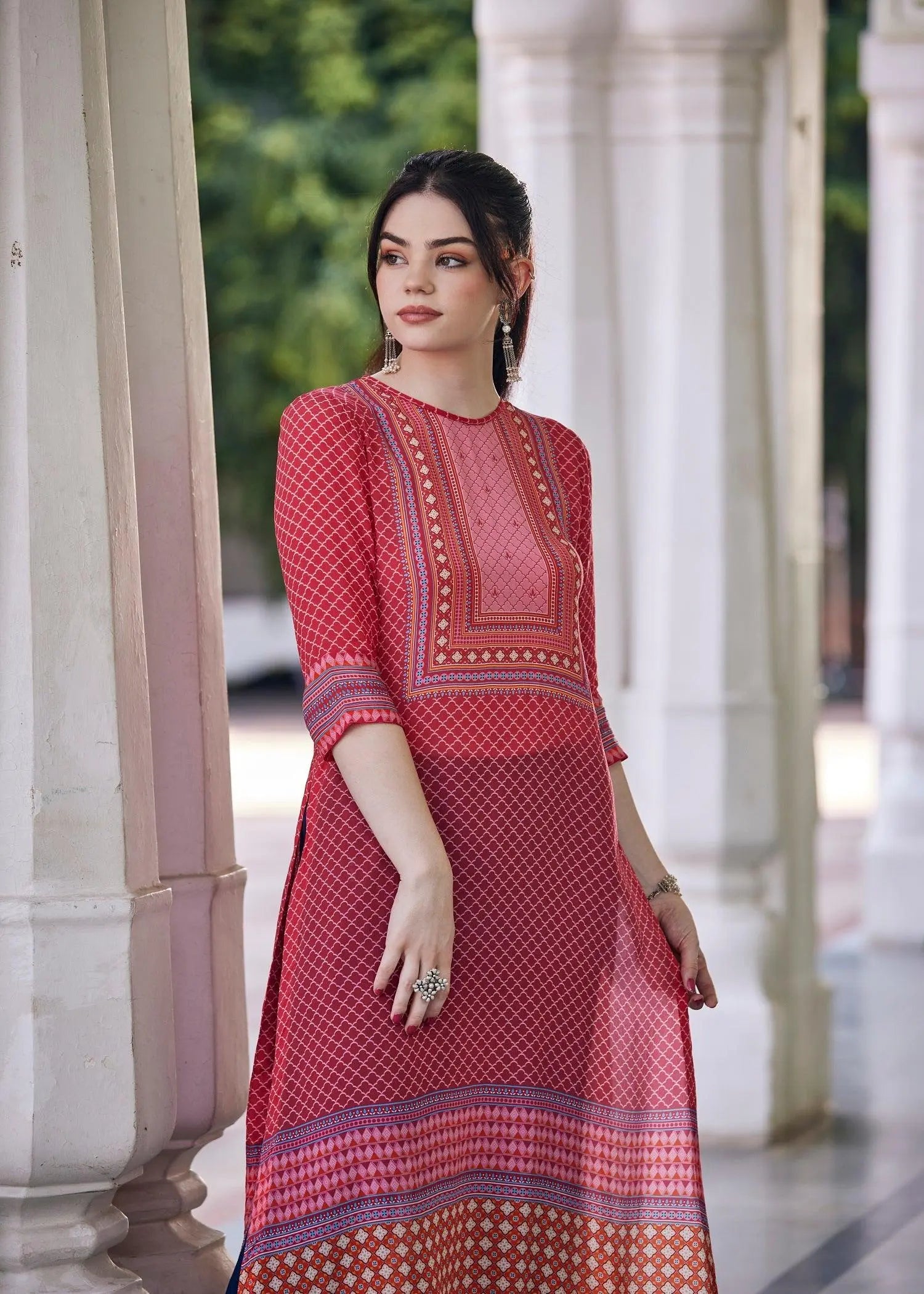 Diya Pink Kurta