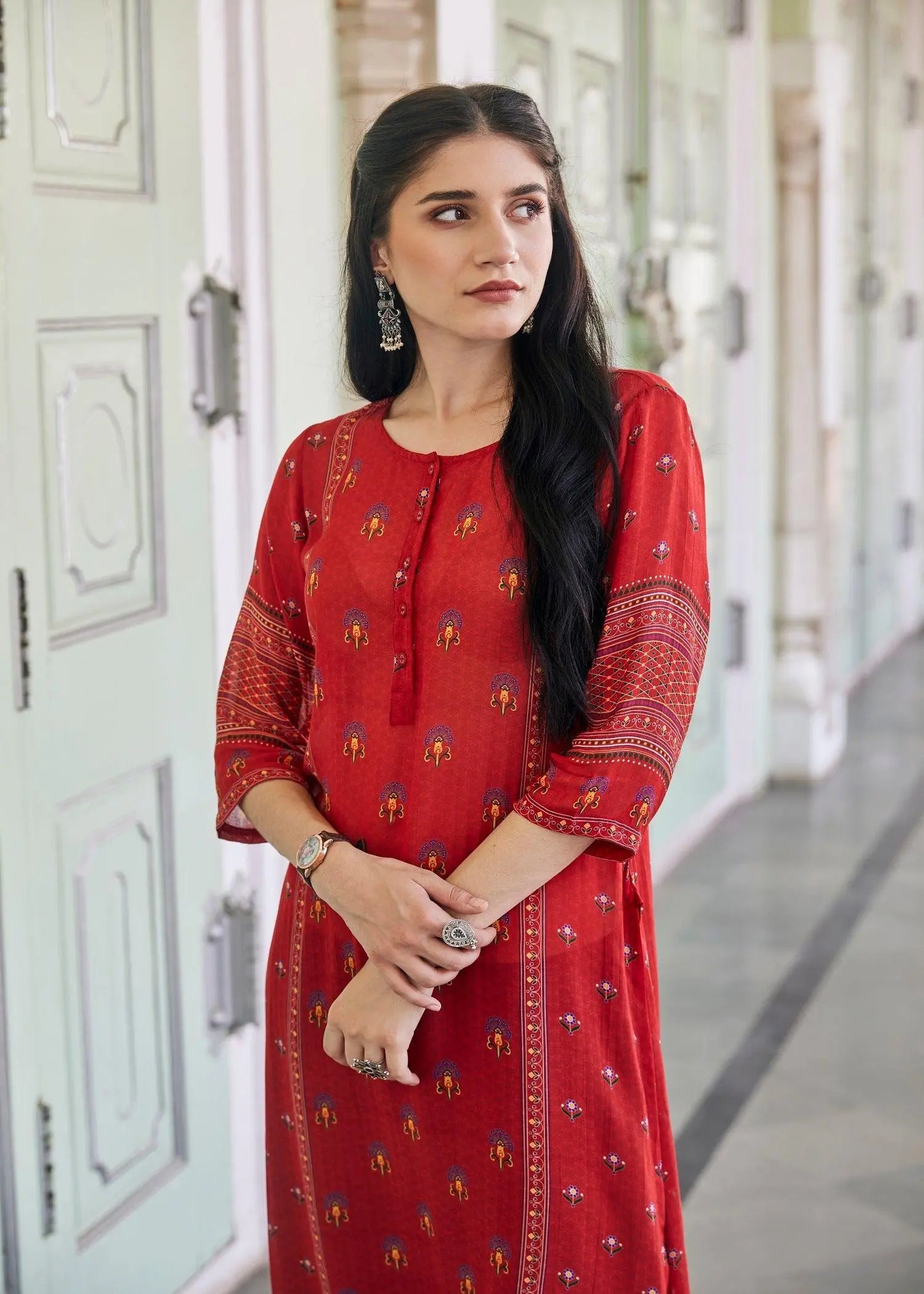 Raagini Red Kurta