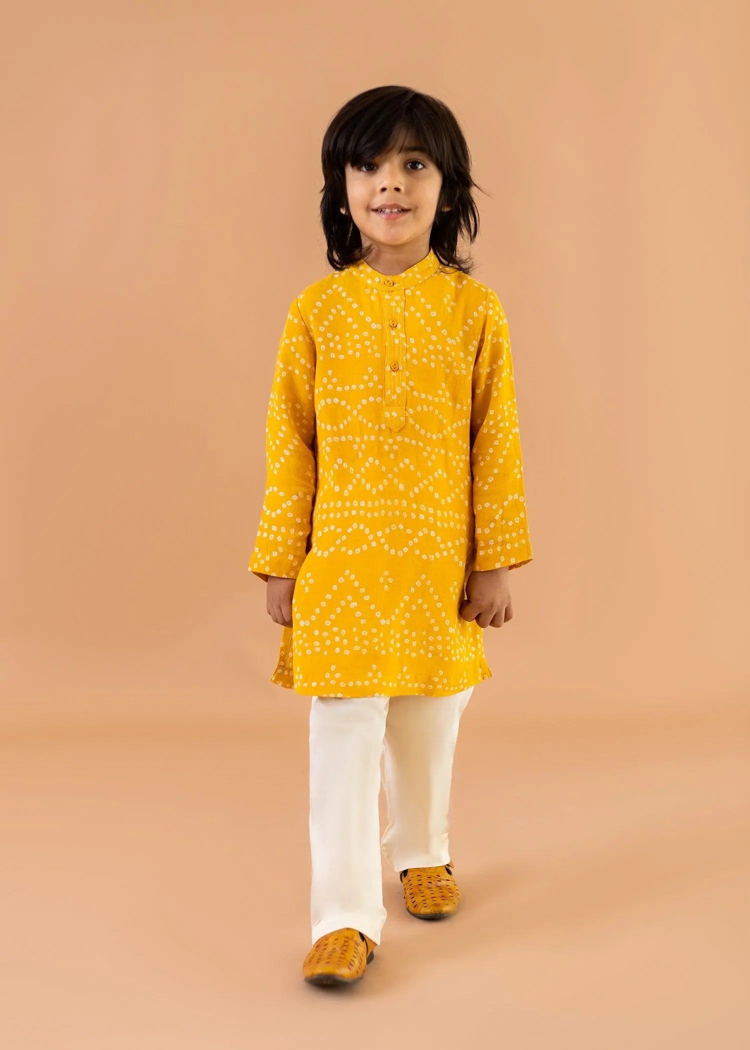 Yellow Festive Kurta Boys (6 Months-14 Years)