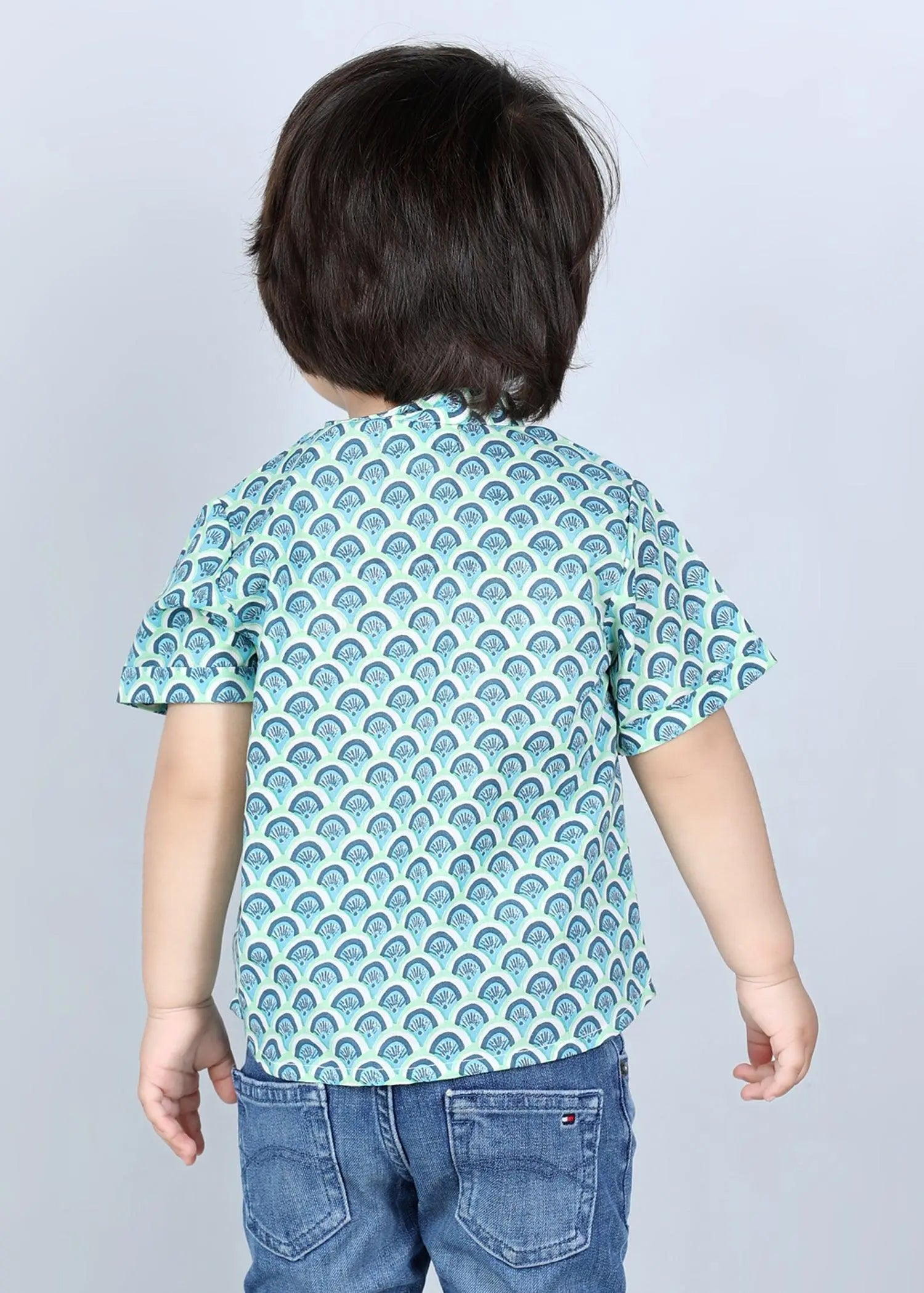 Harshit Shirt Sunrays Blue Cotton Baby Boy (6 months to 24 months)