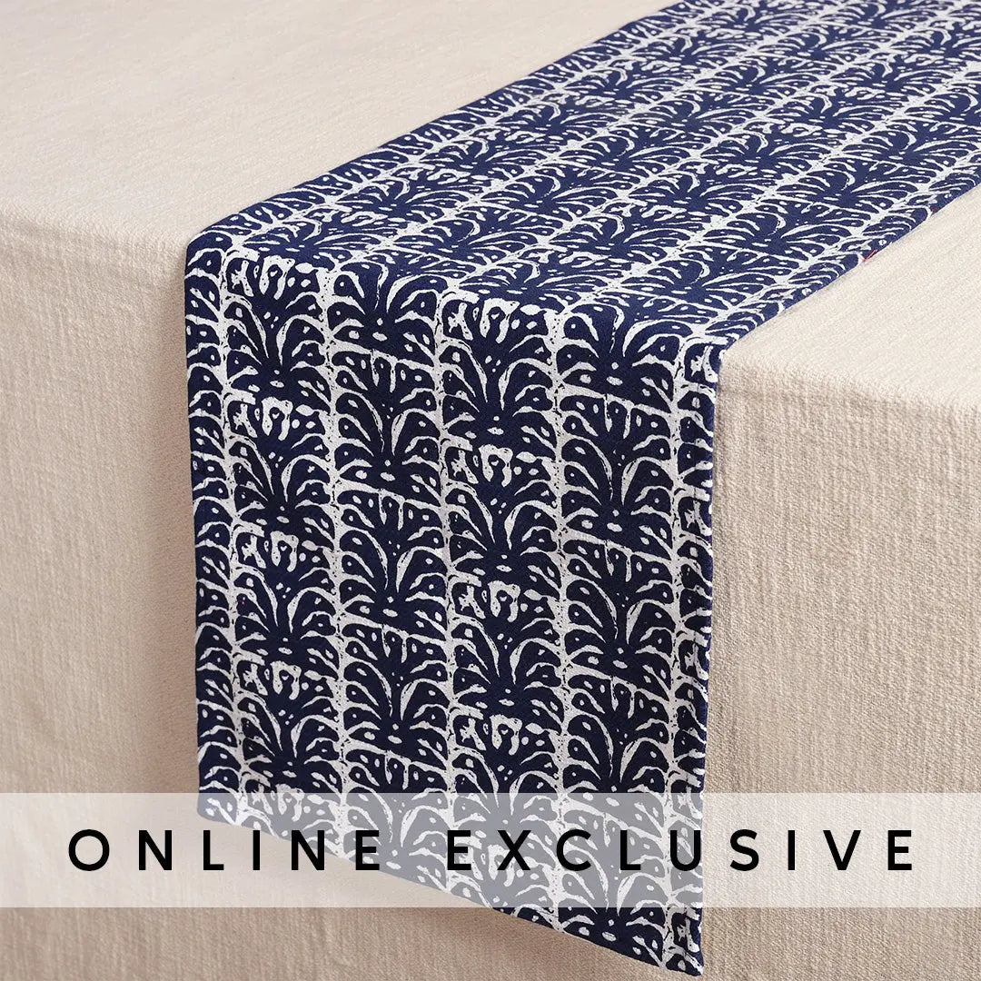 Royal Blue Cotton Runner