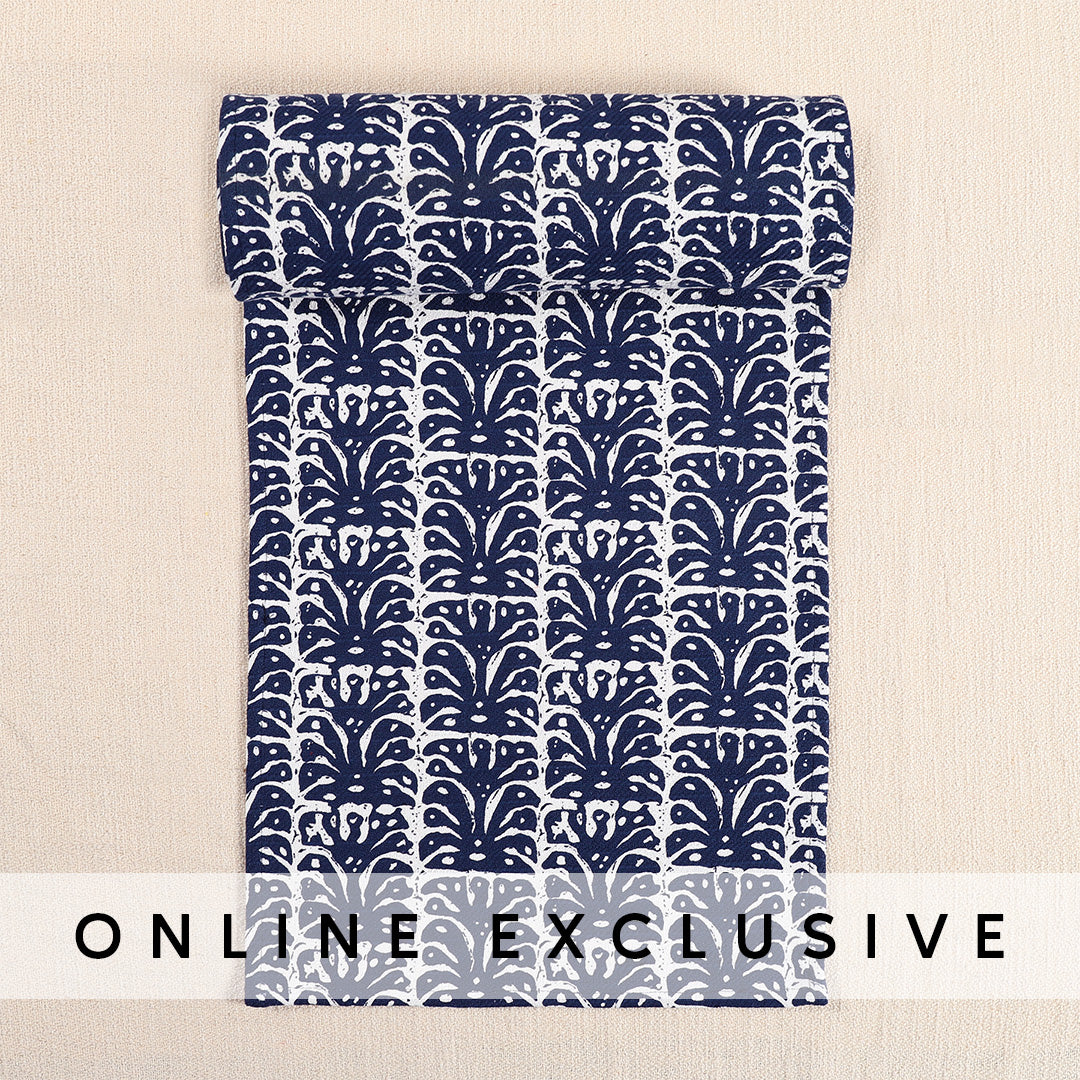 Royal Blue Cotton Runner